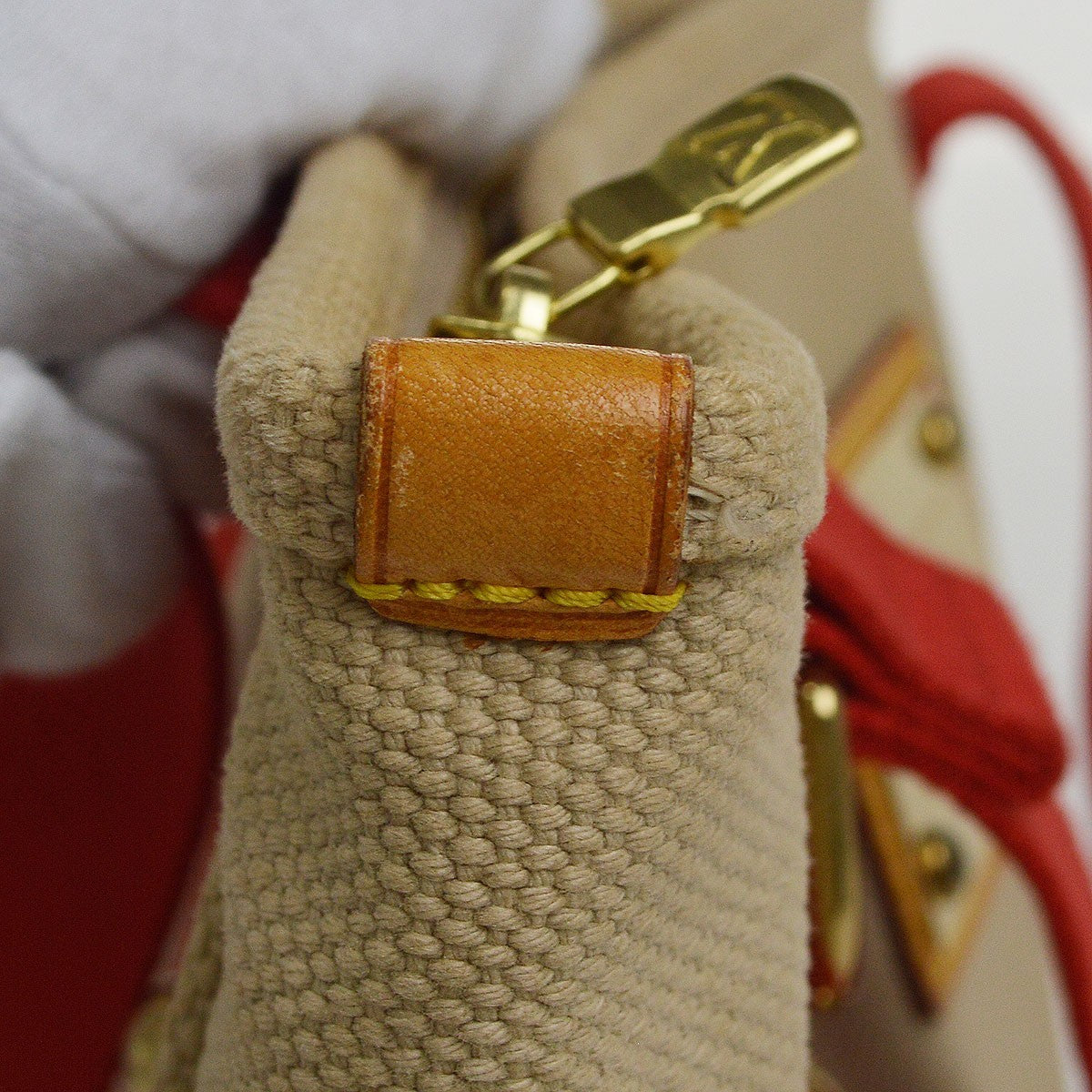 Louis Vuitton Antigua Canvas Beige Canvas Tote Bag Bag (Pre-Owned)