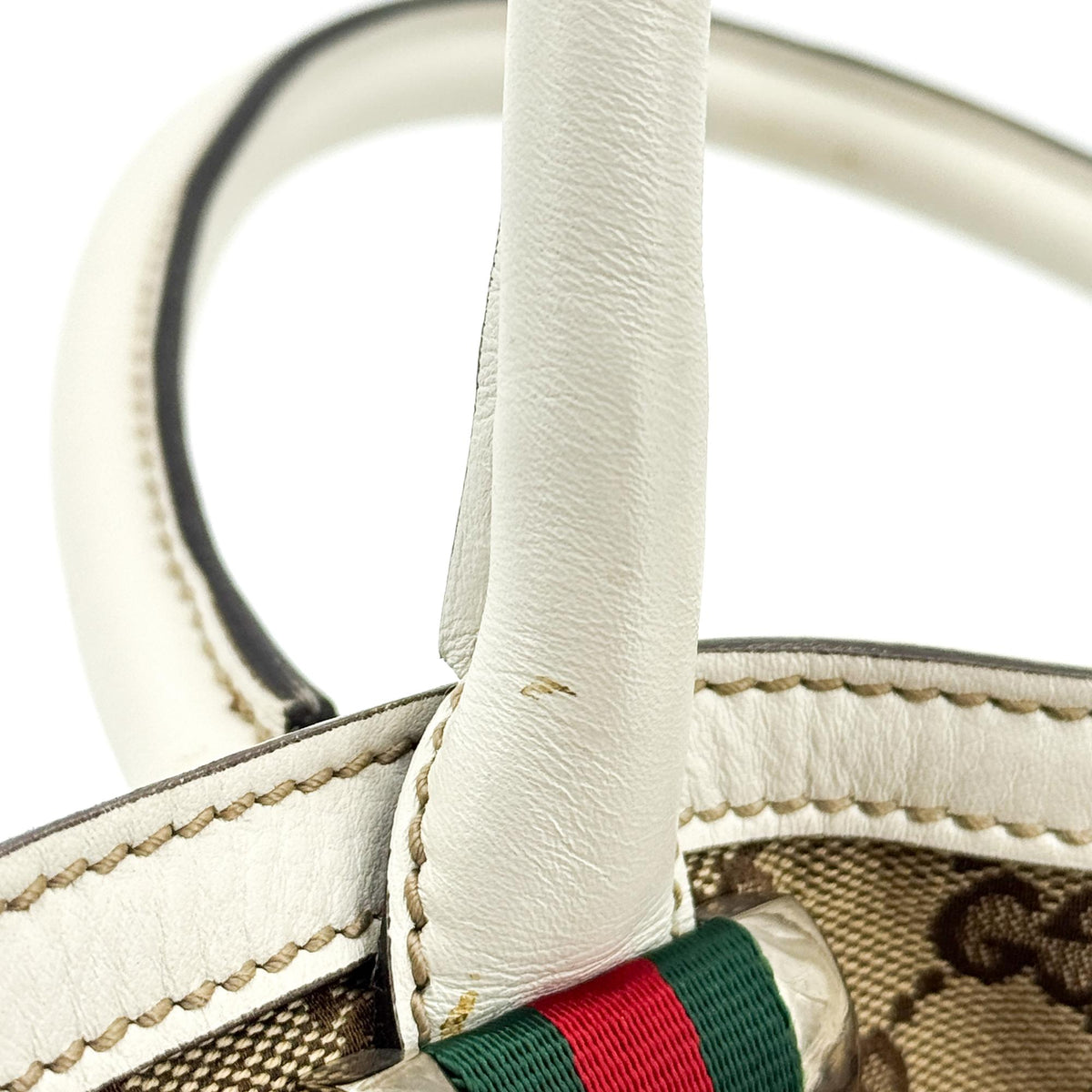 Gucci Match Ball Gg Canvas Brown Canvas Tote Bag Bag (Pre-Owned)