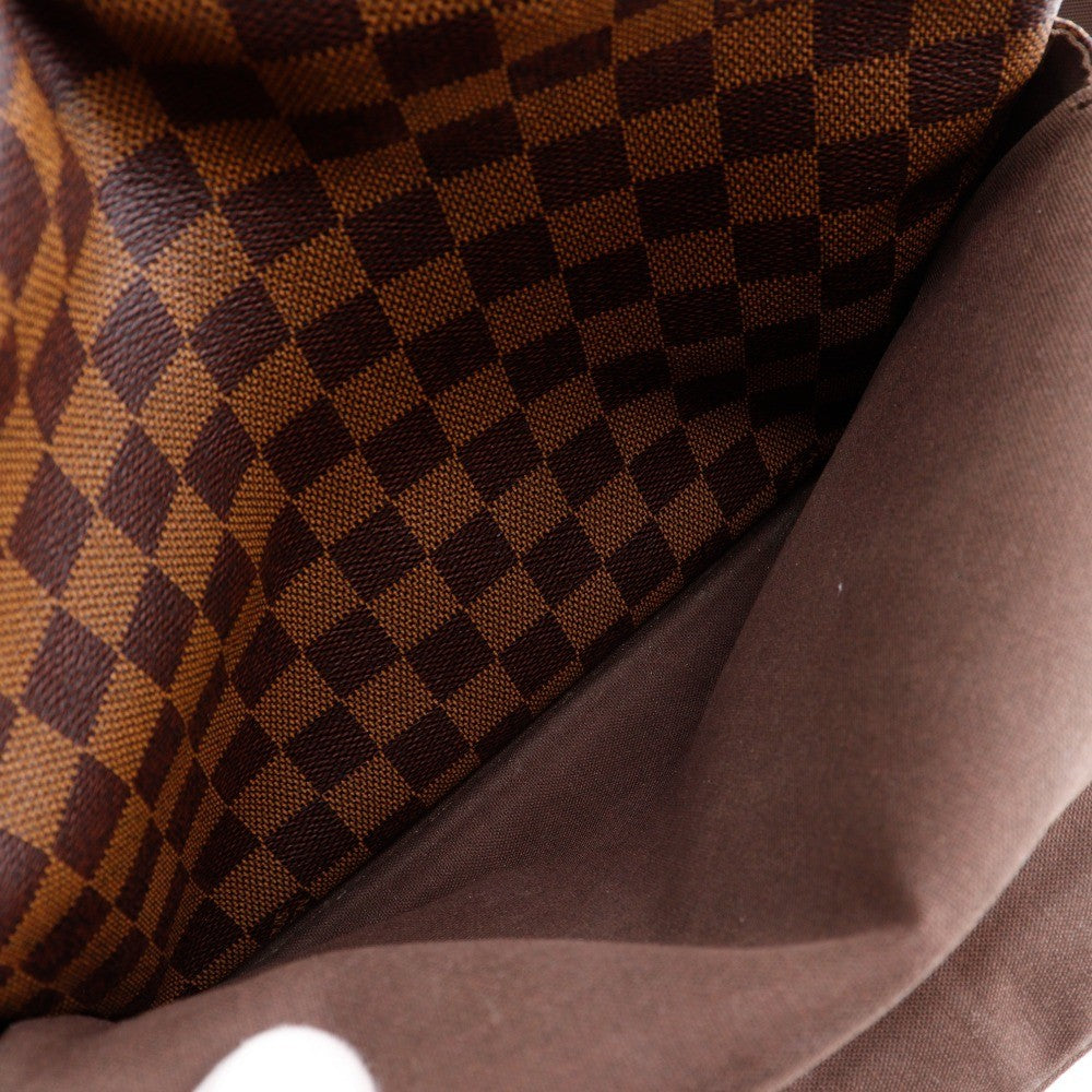 Louis Vuitton Naviglio Damier Ebene Brown Canvas Shoulder Bag Bag (Pre-Owned)