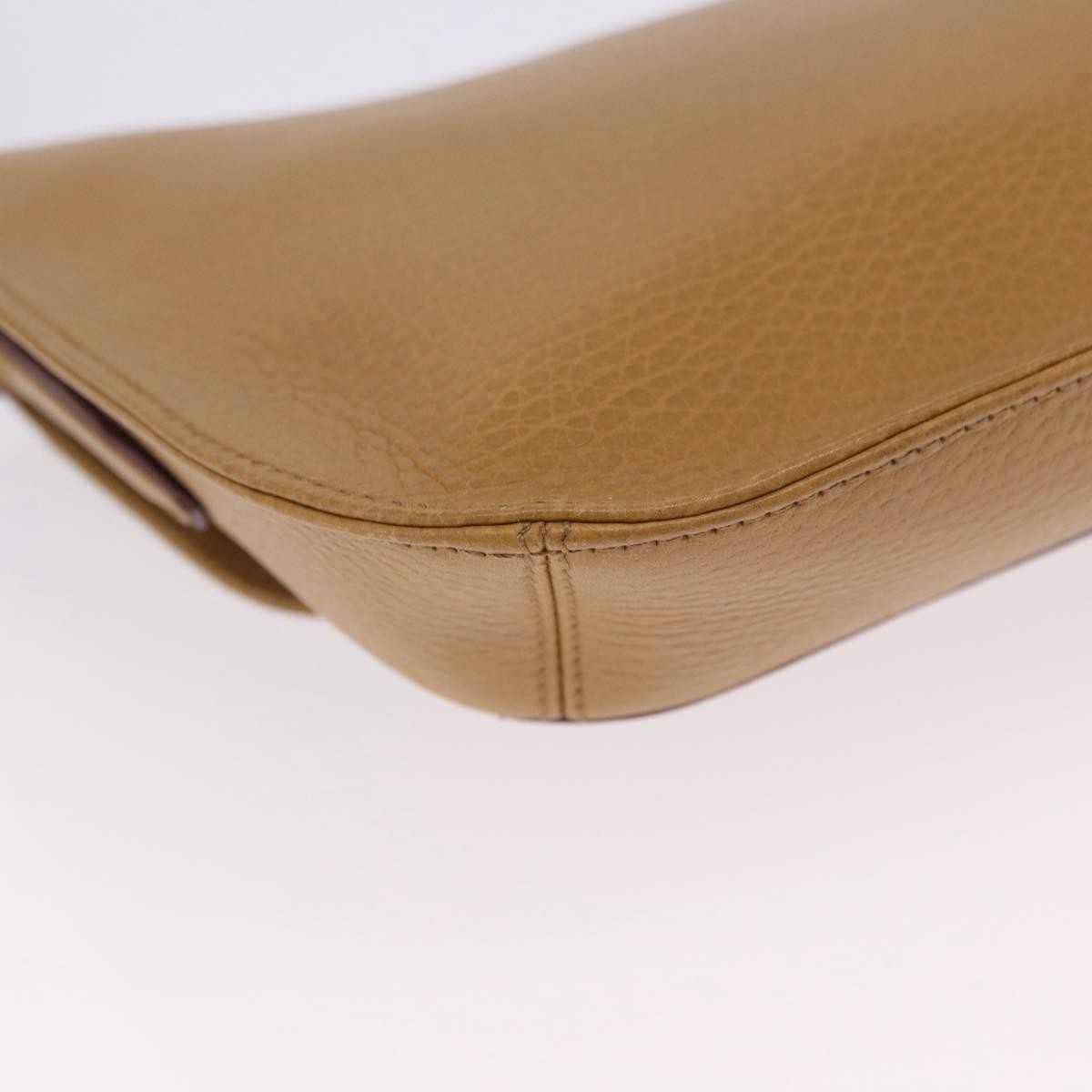 Cartier Must De Cartier Leather Beige Leather Shoulder Bag Bag (Pre-Owned)