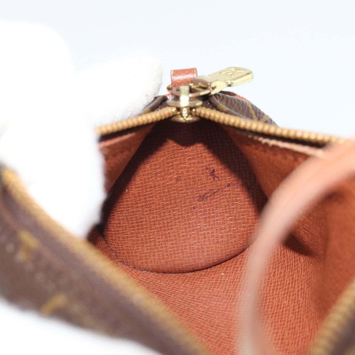 Louis Vuitton Pochette Papillon Monogram Brown Canvas Clutche & Pouche Bag (Pre-Owned)