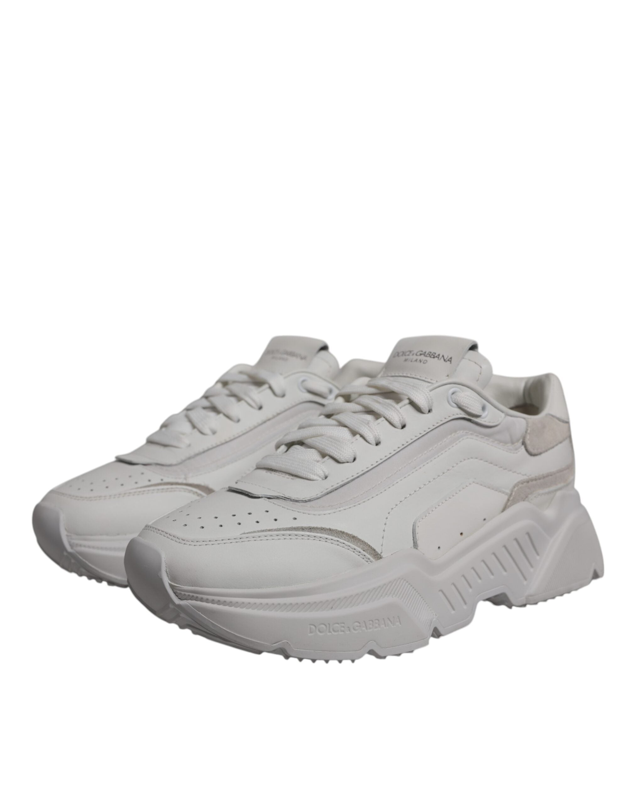 Dolce & Gabbana White Daymaster Low Top Sneakers Men's Shoes (Pre-Owned)