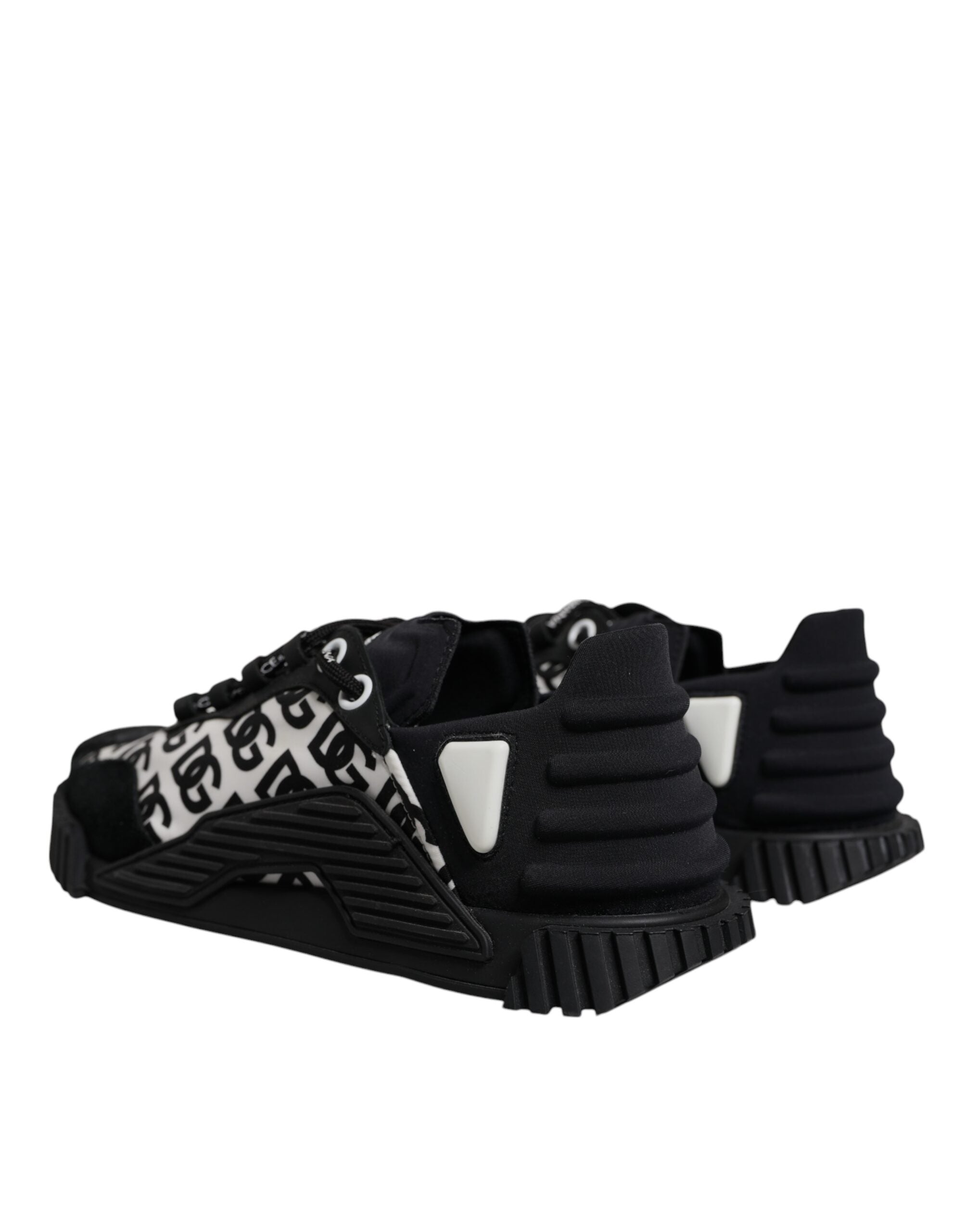 Dolce & Gabbana Black Logo Lace Up Low Top NS1 Sneakers Men's Shoes (Pre-Owned)