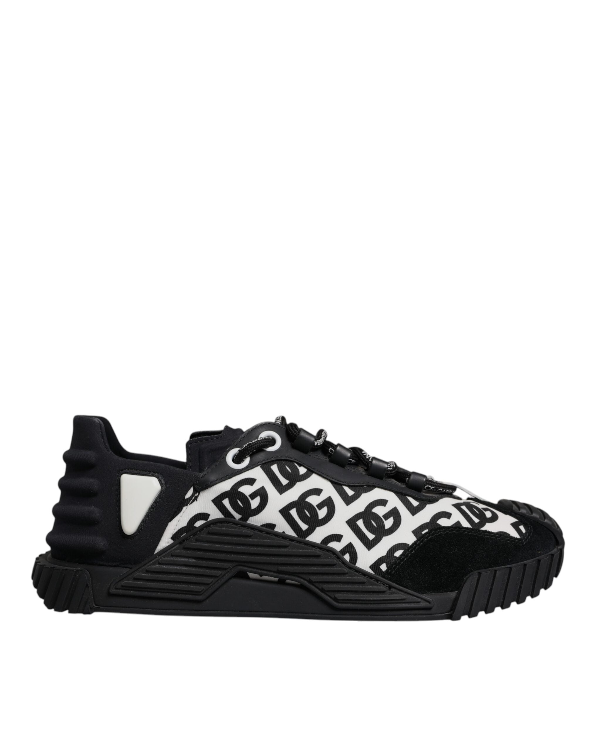 Dolce & Gabbana Black Logo Lace Up Low Top NS1 Sneakers Men's Shoes (Pre-Owned)