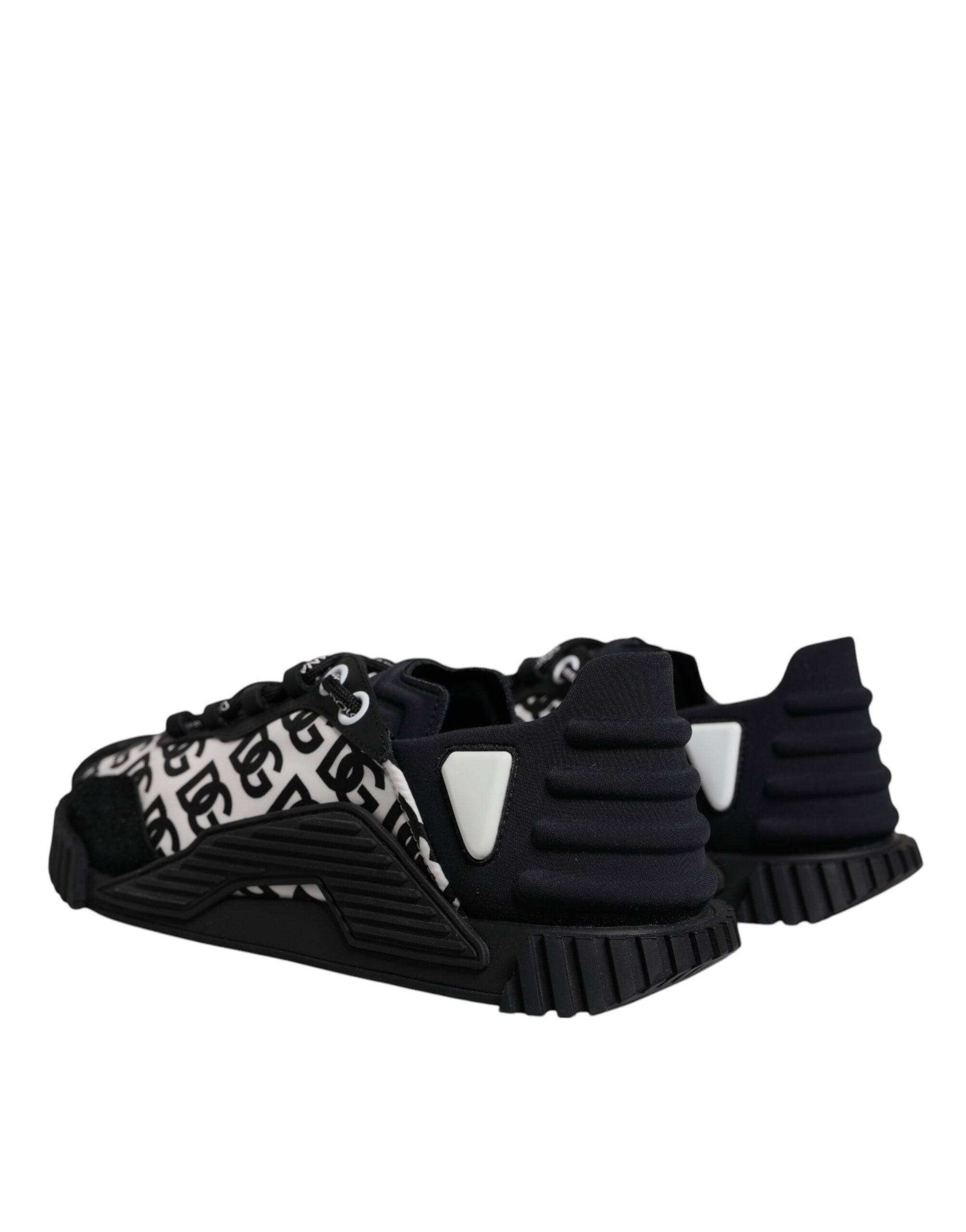 Dolce & Gabbana Black Logo Lace Up Low Top NS1 Sneakers Men's Shoes (Pre-Owned)