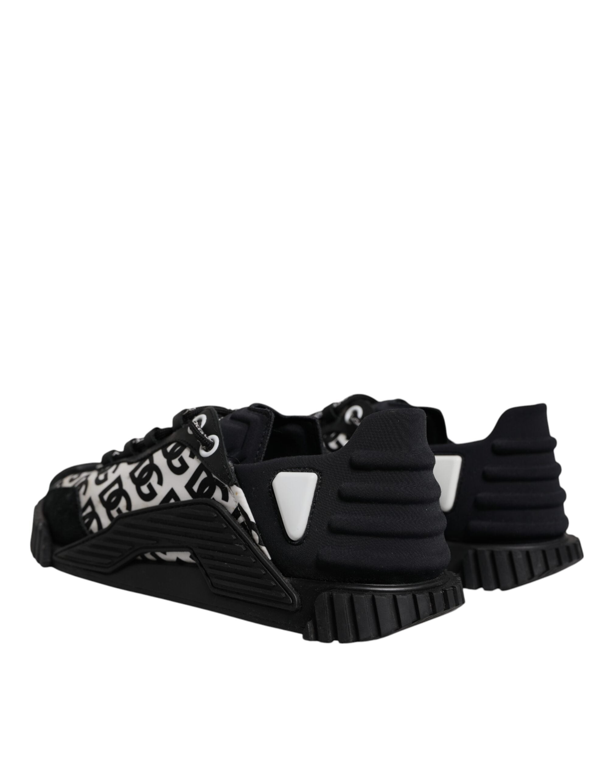 Dolce & Gabbana Black Logo Lace Up Low Top NS1 Sneakers Men's Shoes (Pre-Owned)