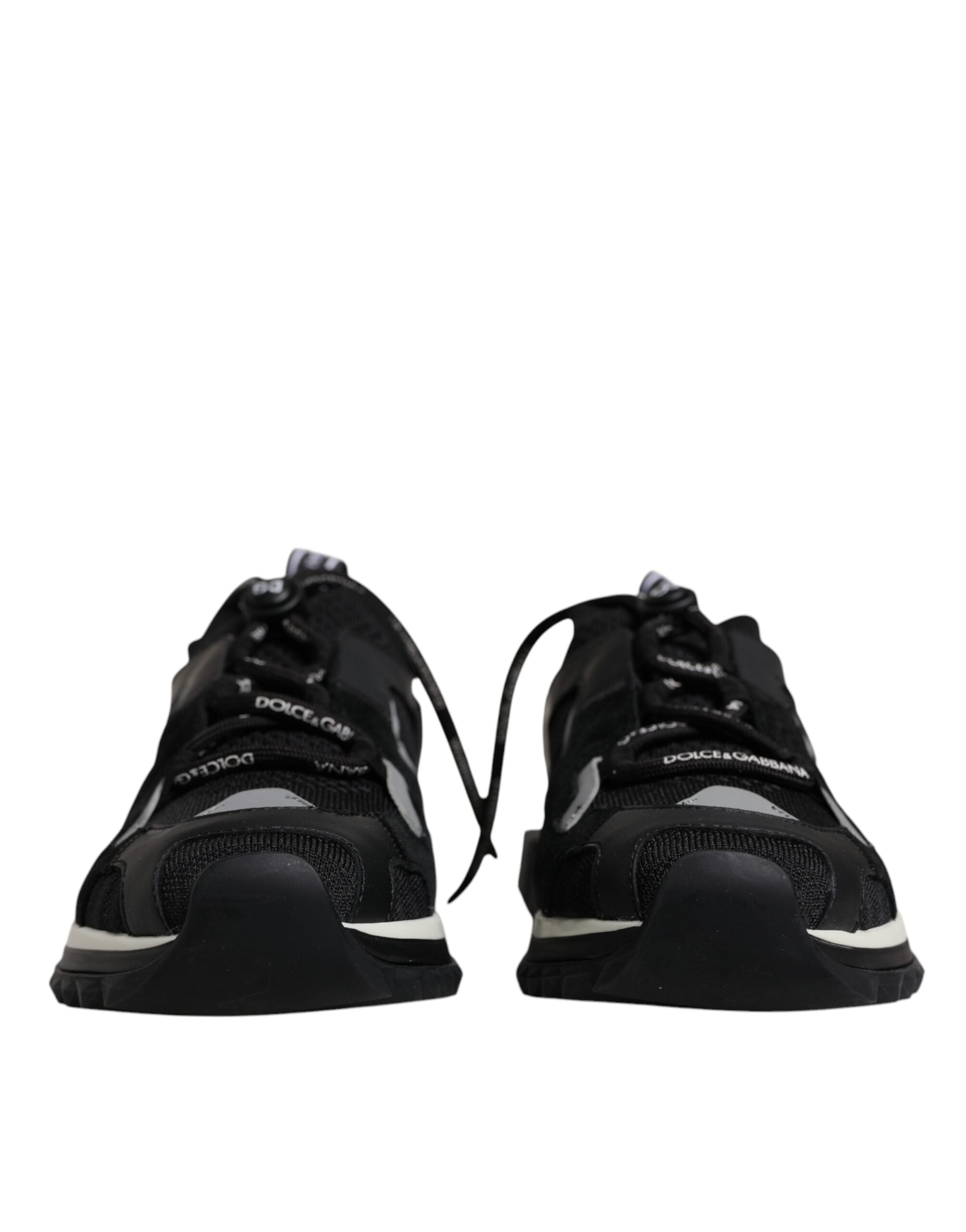 Dolce & Gabbana Black Mesh Sorrento Trekking Sneakers Women's Shoes (Pre-Owned)