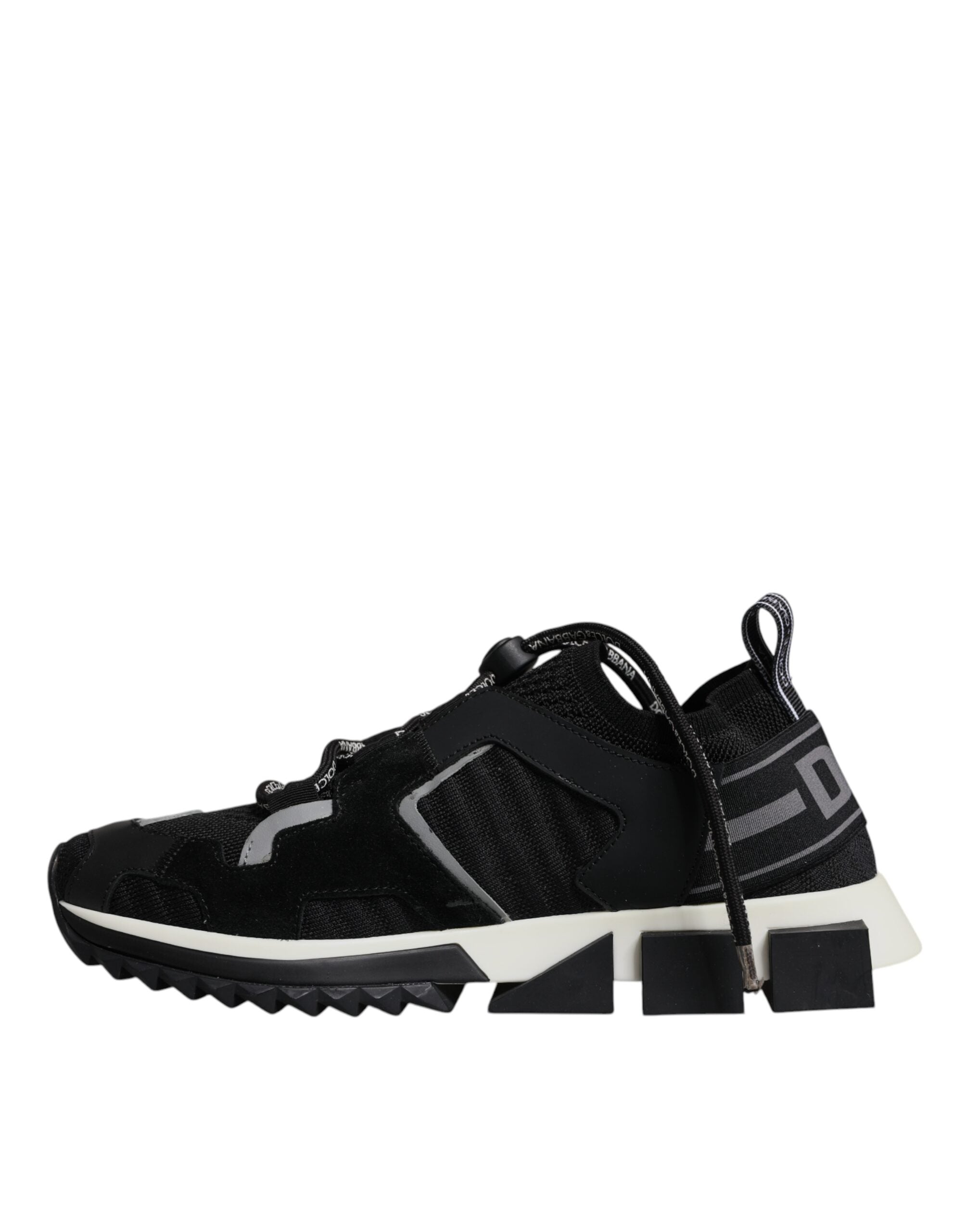 Dolce & Gabbana Black Mesh Sorrento Trekking Sneakers Women's Shoes (Pre-Owned)