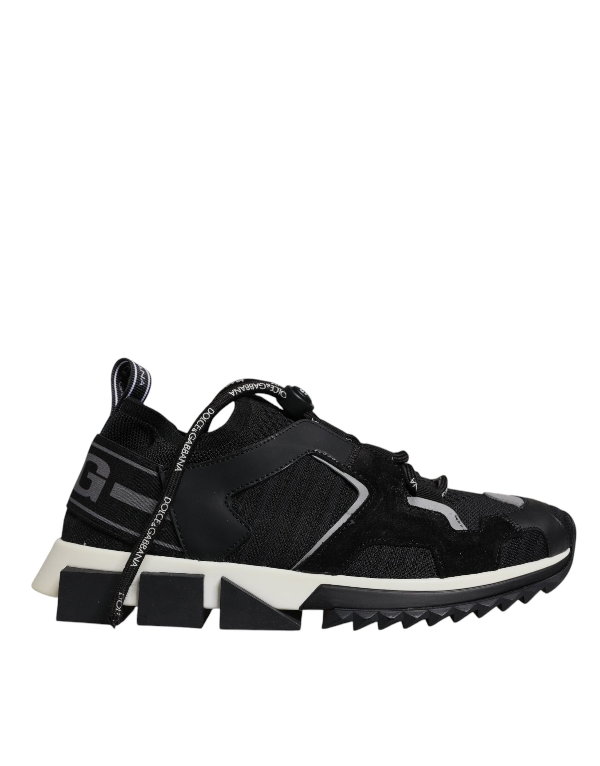 Dolce & Gabbana Black Mesh Sorrento Trekking Sneakers Women's Shoes (Pre-Owned)