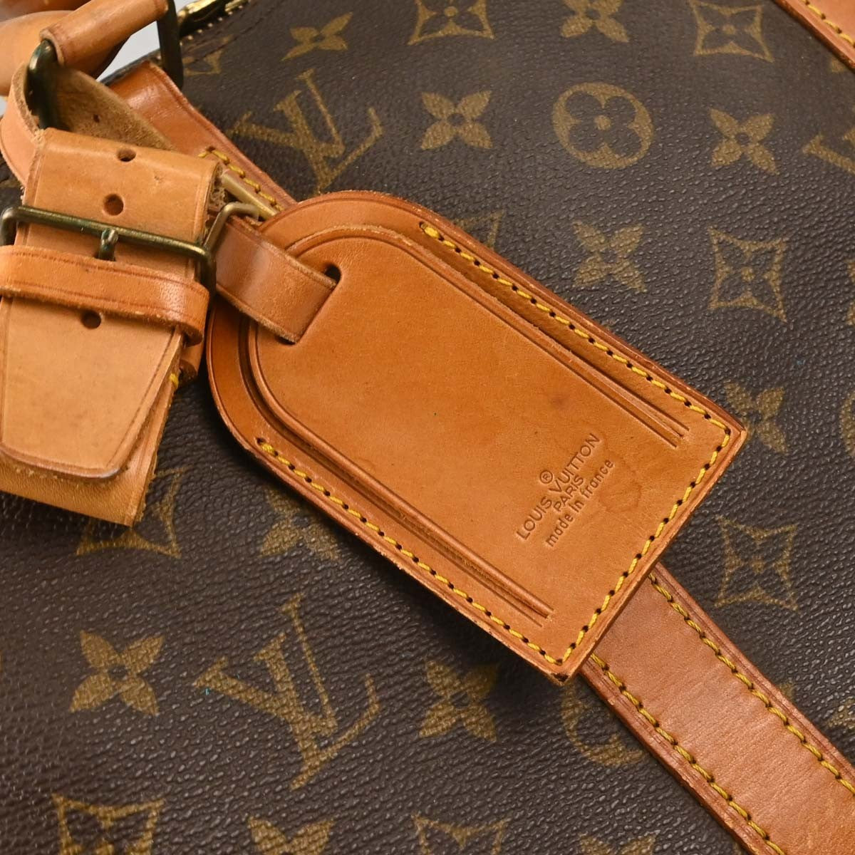 Louis Vuitton Keepall Monogram Canvas Brown Canvas Travel Bag Bag (Pre-Owned)