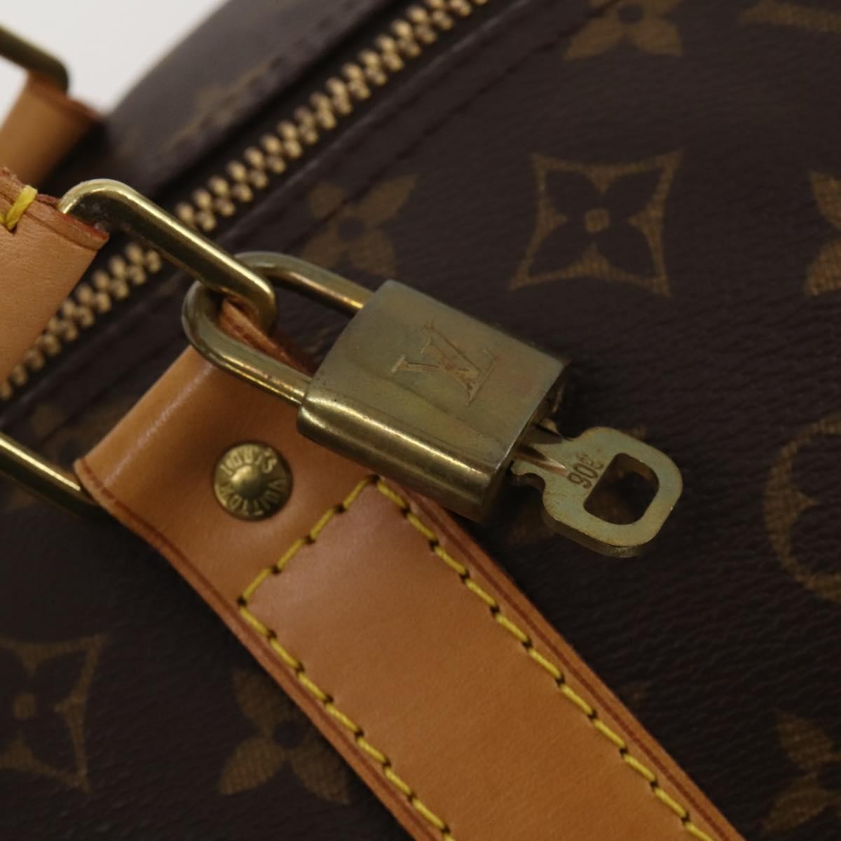 Louis Vuitton Keepall Monogram Canvas Brown Canvas Travel Bag Bag (Pre-Owned)