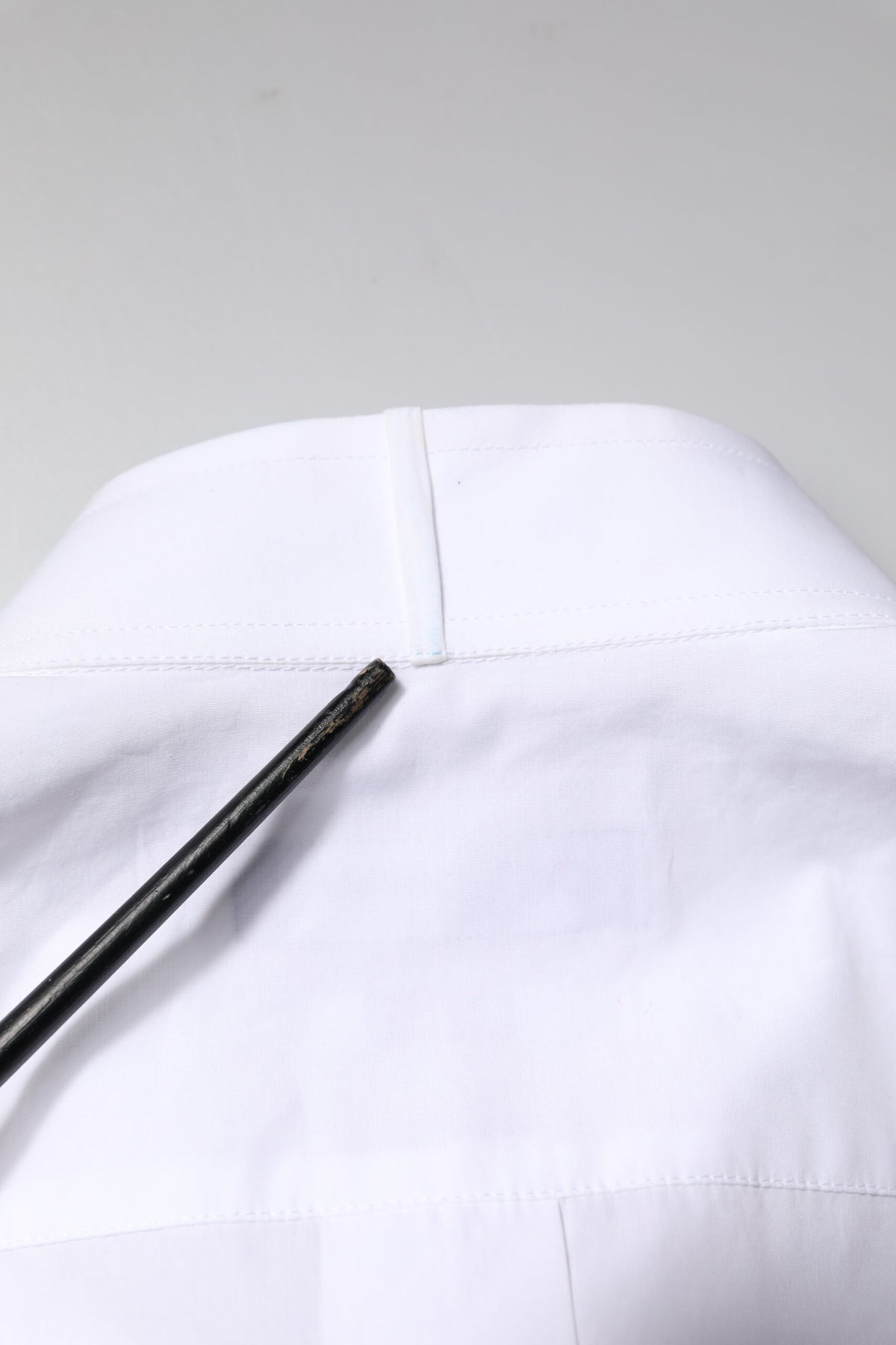 Dolce & Gabbana White GOLD Cotton Poplin Bib Formal Men Dress Men's Shirt (Pre-Owned)