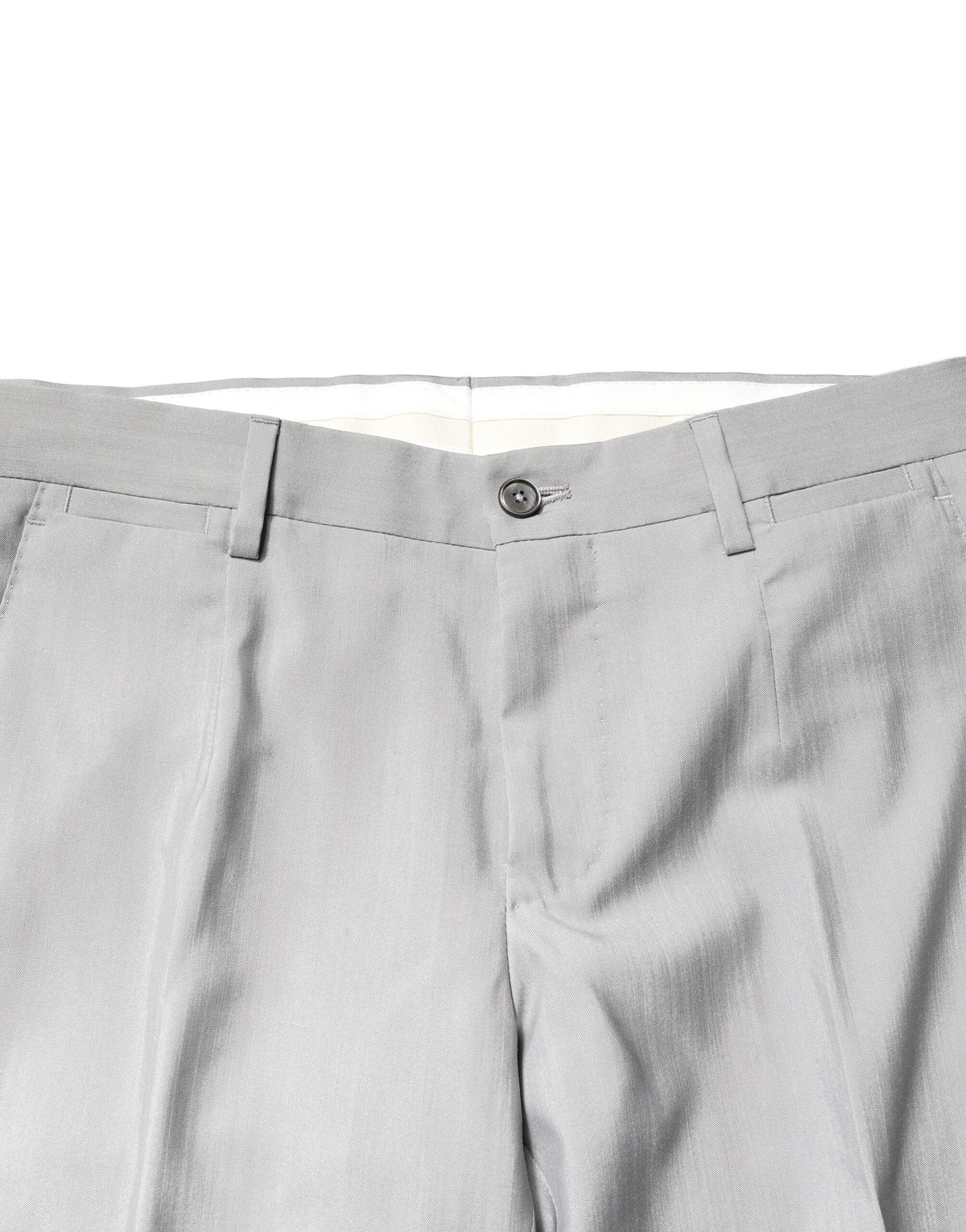 Dolce & Gabbana Light Gray Wool GOLD 2 Piece Formal Men's Suit