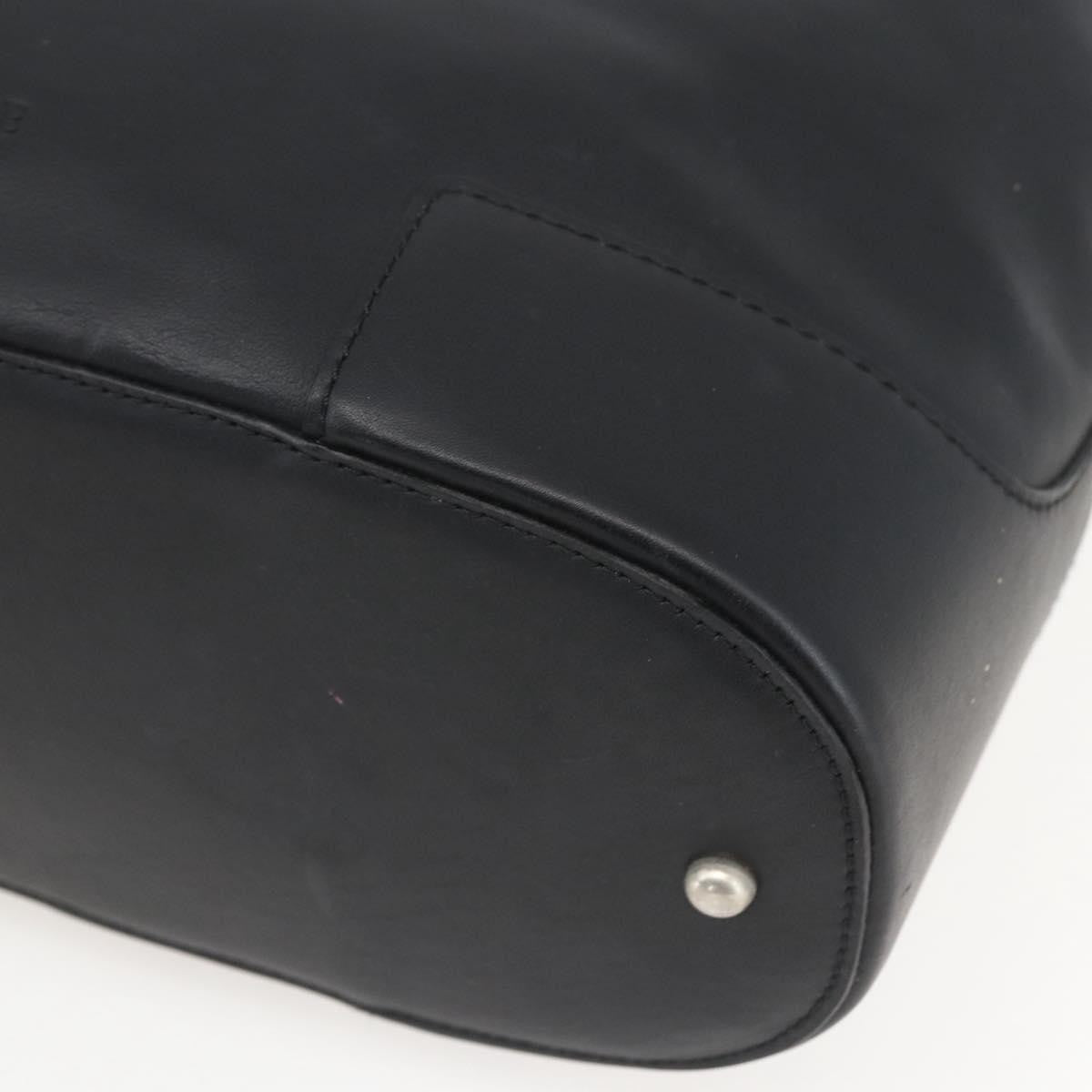 Loewe Vintage Leather Black Leather Shoulder Bag Bag (Pre-Owned)