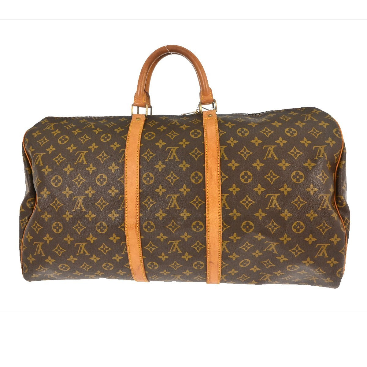 Louis Vuitton Keepall Monogram Canvas Brown Canvas Travel Bag Bag (Pre-Owned)
