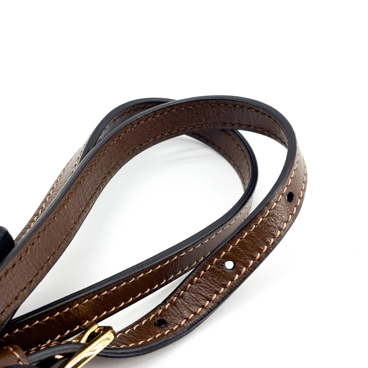 Gucci Horsebit 1955 Flap Gg Coated Canvas Brown Canvas Crossbody Bag Bag (Pre-Owned)