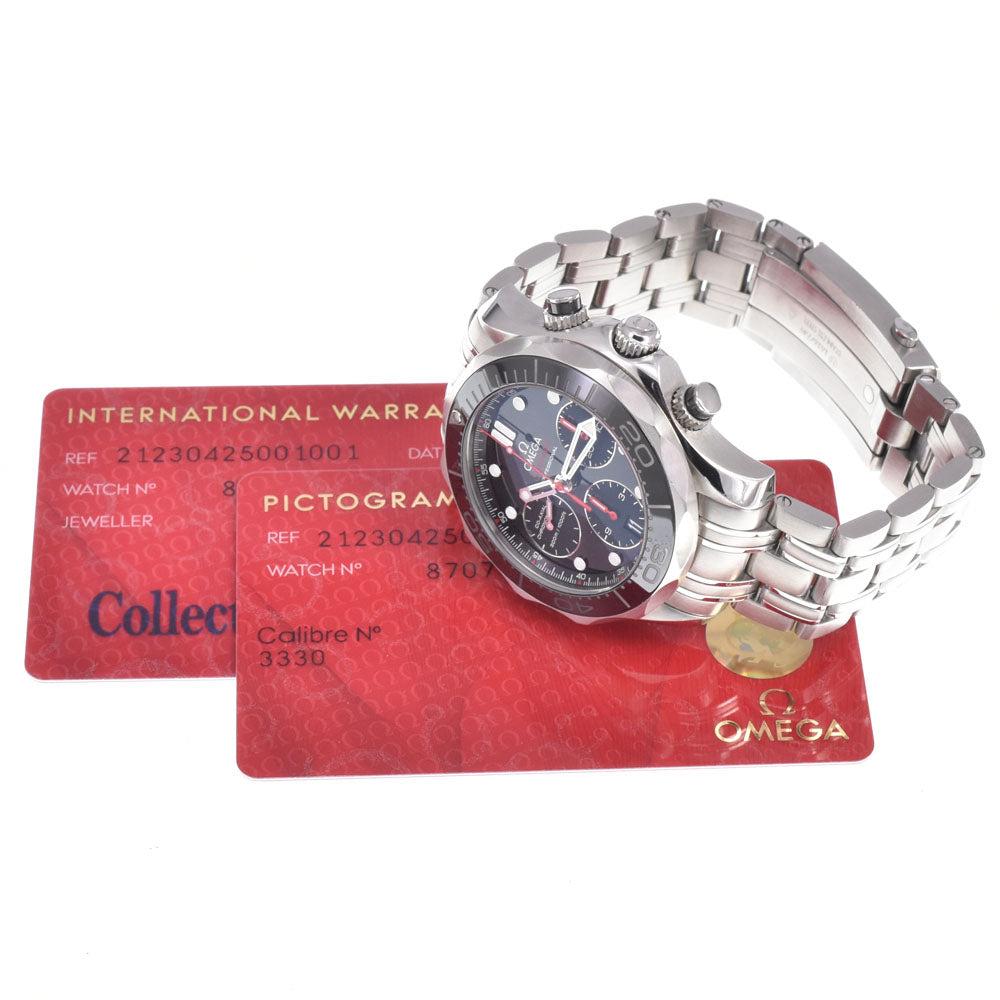Omega Seamaster Diver 300M Chronometer Chronograph Automatic Stainless Steel Watch (Pre-Owned)