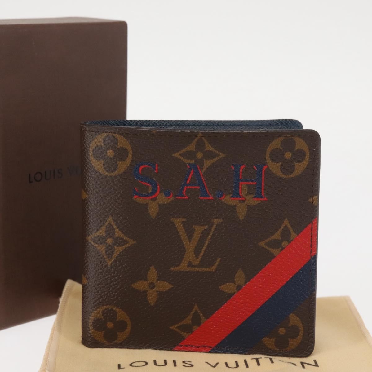 Louis Vuitton Marco Wallet Nm Monogram Canvas Brown Canvas Wallets Accessory (Pre-Owned)