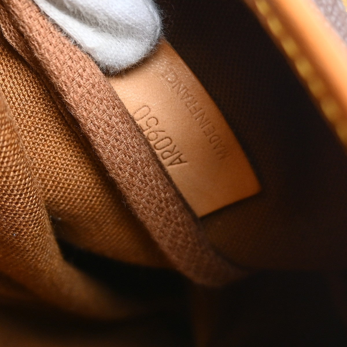 Louis Vuitton Saumur Monogram Brown Canvas Shoulder Bag Bag (Pre-Owned)