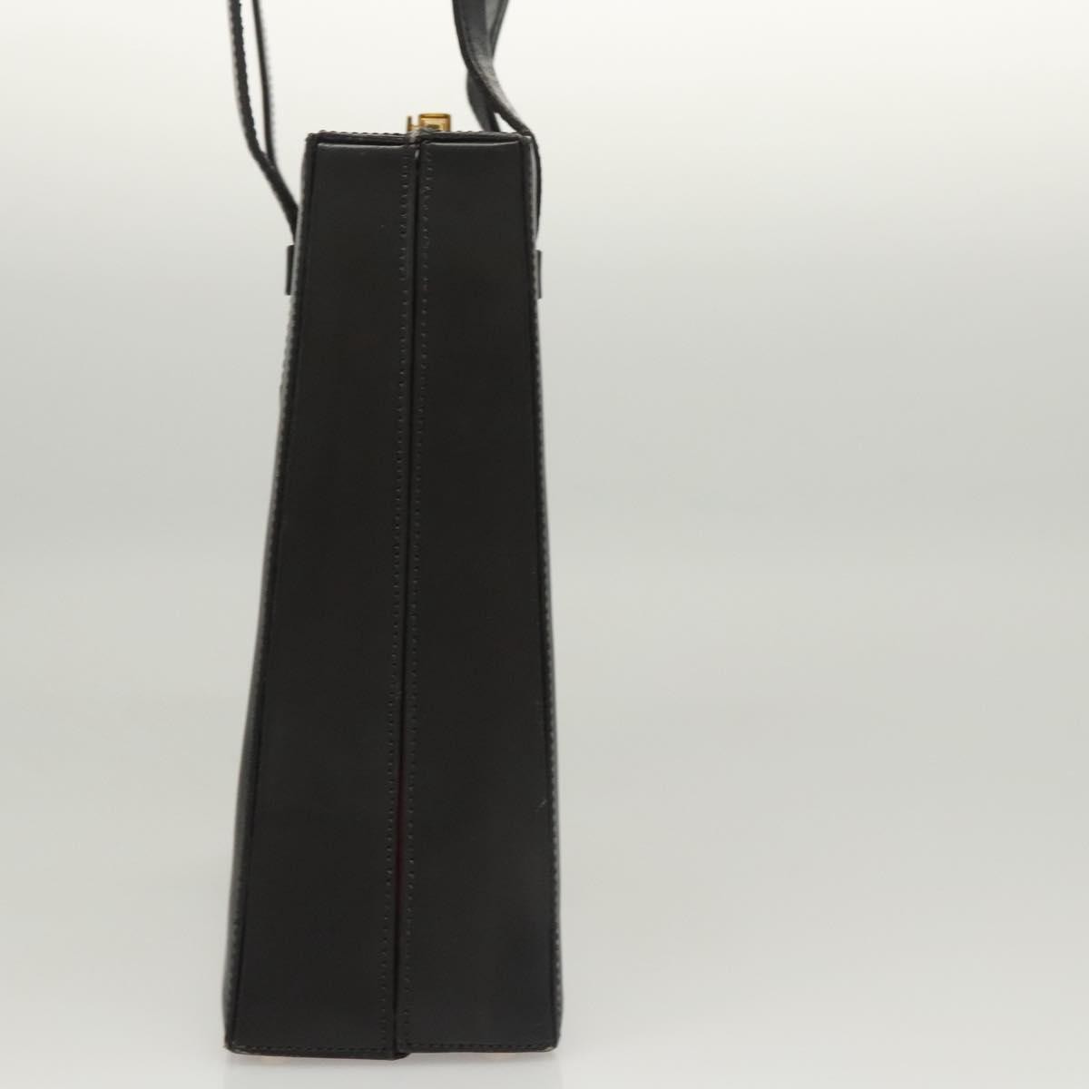 Celine Vintage Leather Black Leather Shoulder Bag Bag (Pre-Owned)