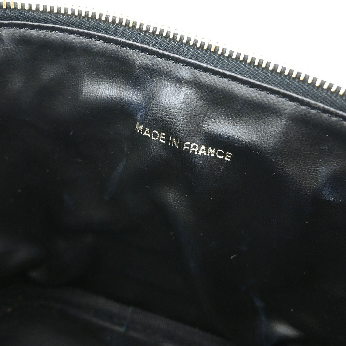 Chanel Vintage Timeless Cosmetic Case Caviar Black Leather Clutche & Pouche Bag (Pre-Owned)