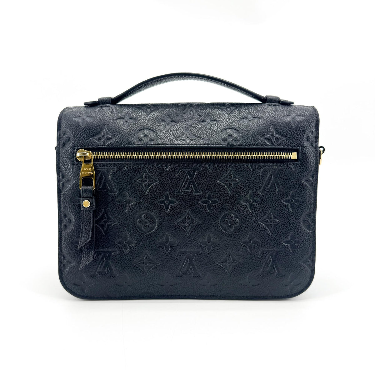 Louis Vuitton Pochette Metis Monogram Empreinte Leather Black Leather Clutche & Pouche Bag (Pre-Owned)