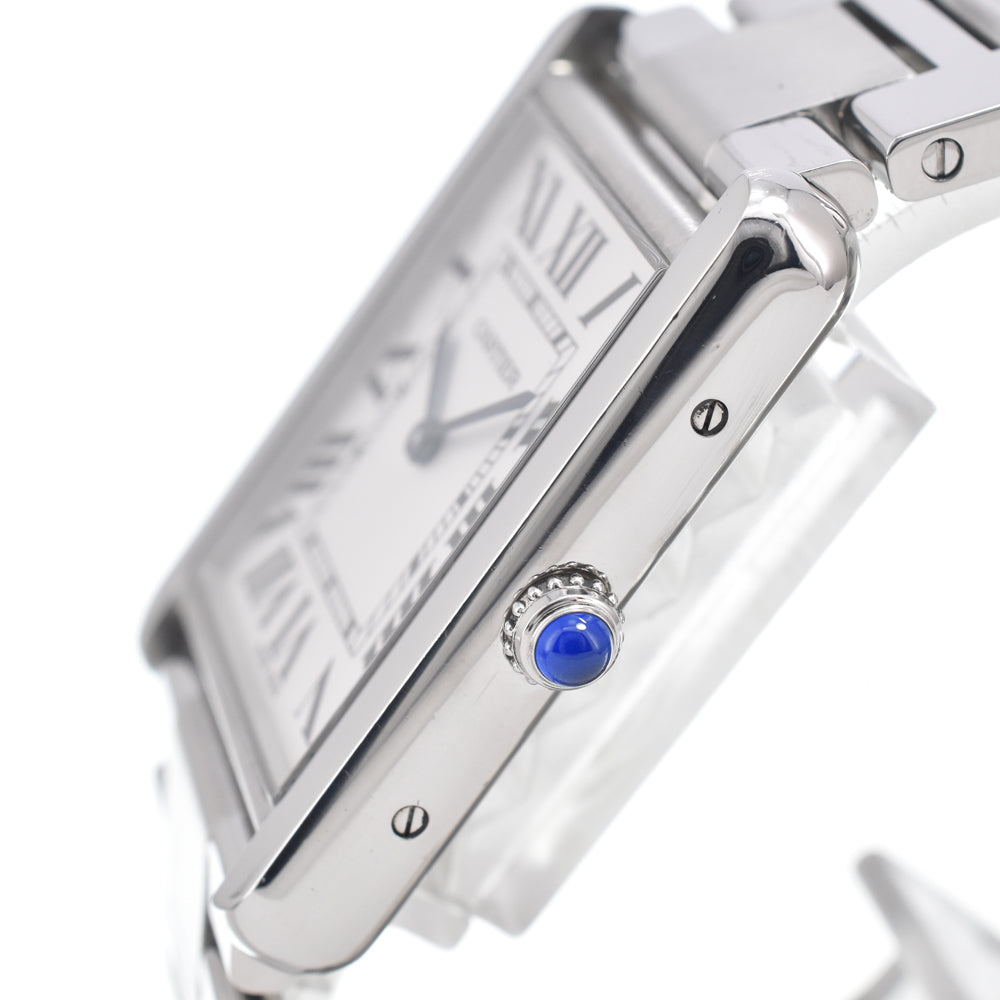 Cartier Tank Solo Quartz Stainless Steel Watch (Pre-Owned)