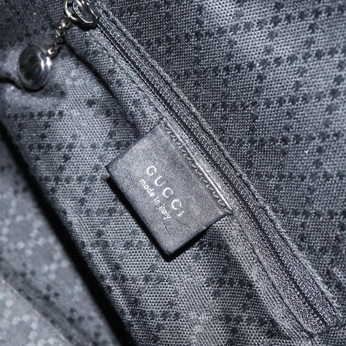 Gucci Vintage Nylon Black Nylon Shoulder Bag Bag (Pre-Owned)
