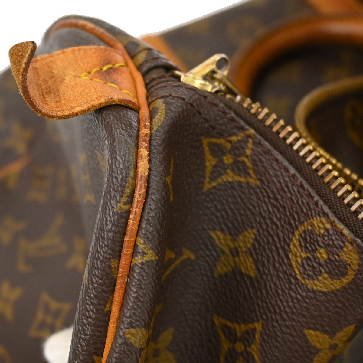 Louis Vuitton Keepall Monogram Canvas Brown Canvas Travel Bag Bag (Pre-Owned)