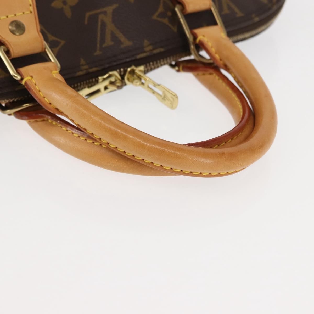 Louis Vuitton Alma Monogram Canvas Brown Canvas Handbag (Pre-Owned)