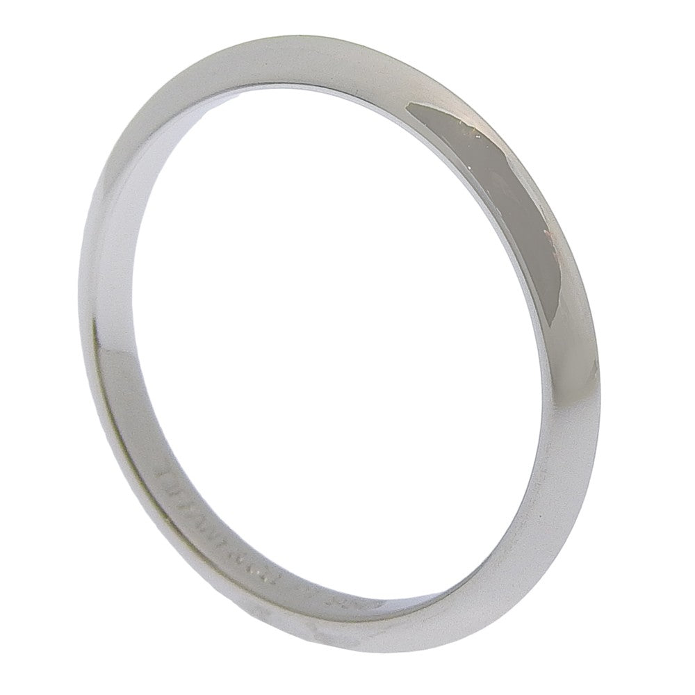 Tiffany & Co. Knife Edge Platinum Silver Platinum Ring Jewelry (Pre-Owned)