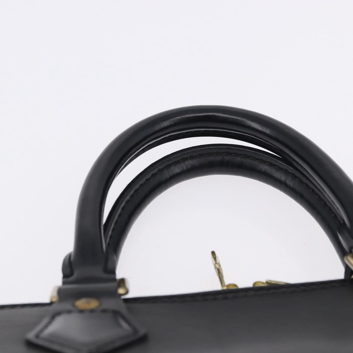 Louis Vuitton Alma Epi Leather Black Leather Handbag (Pre-Owned)