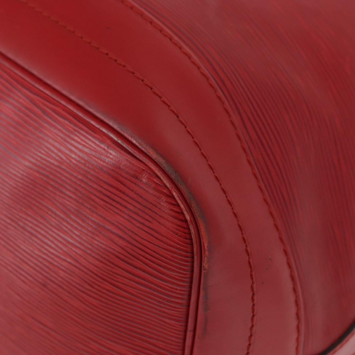 Louis Vuitton Noe Epi Leather Red Leather Shoulder Bag Bag (Pre-Owned)