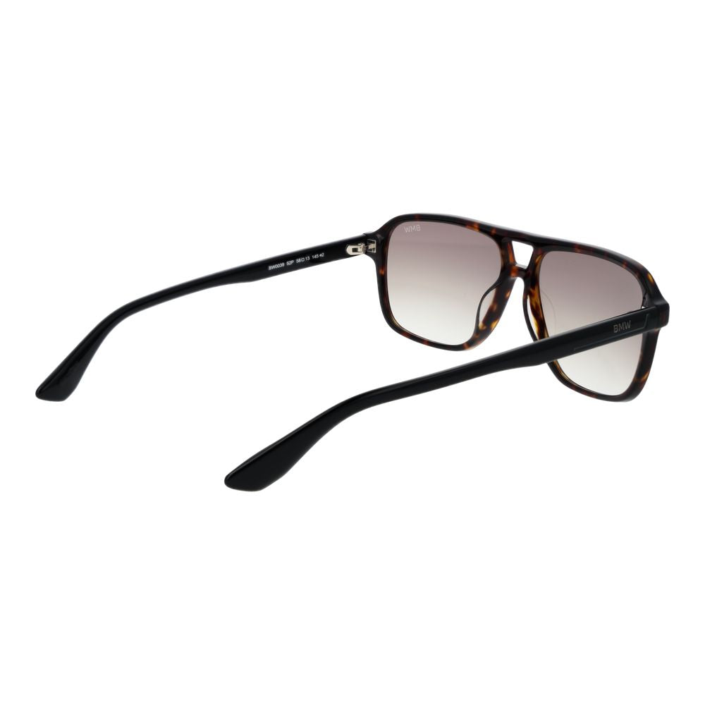 BMW Brown Acetate Men's Sunglasses