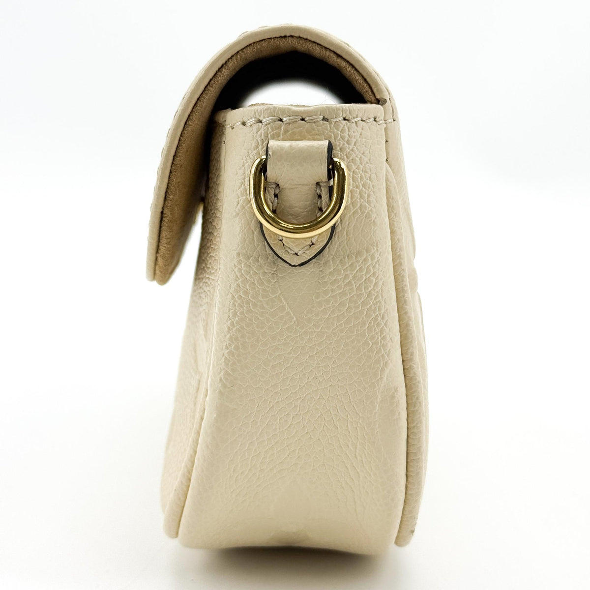 Louis Vuitton Ivy Wallet On Chain Monogram Empreinte Giant Beige Leather Crossbody Bag Bag (Pre-Owned)