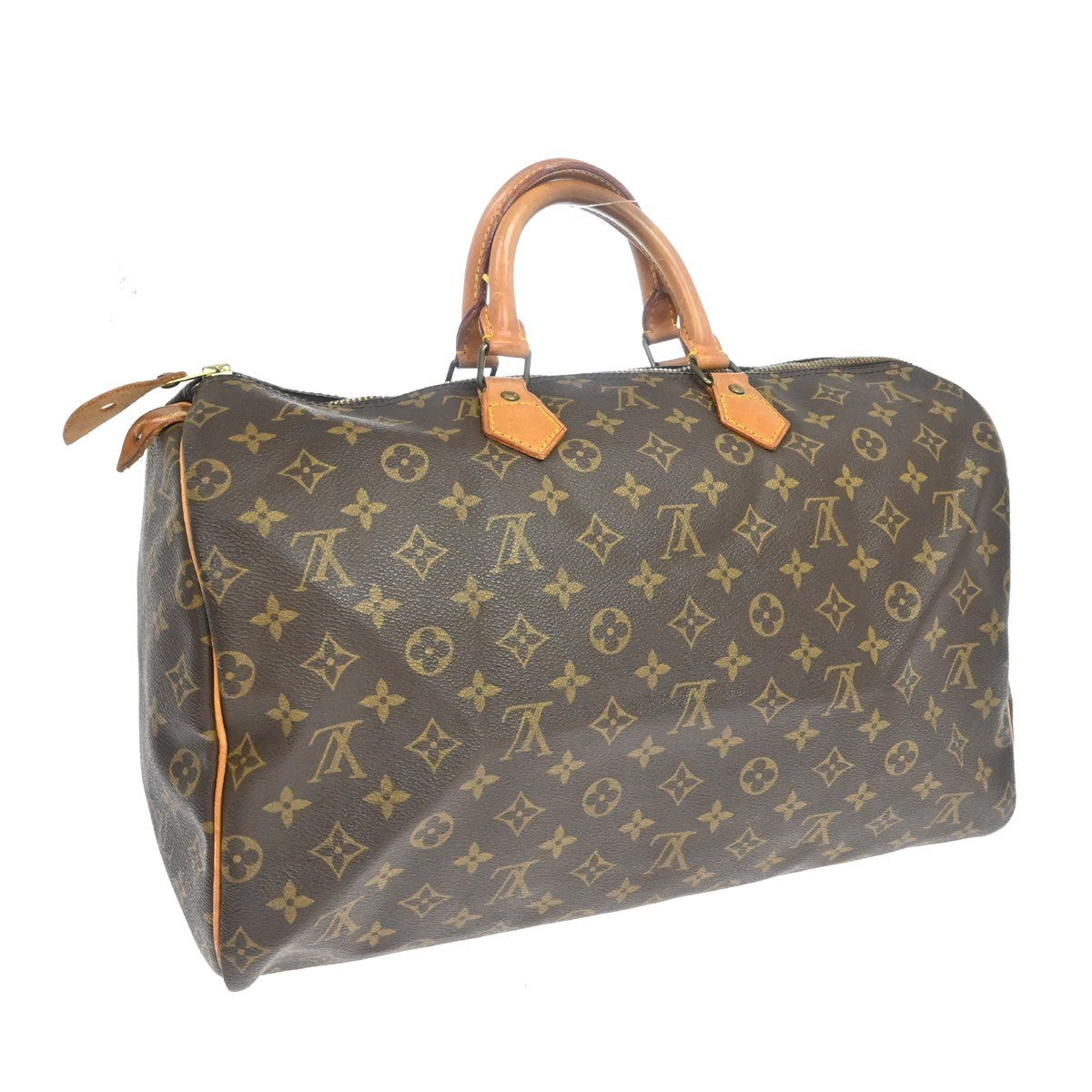 Louis Vuitton Speedy Monogram Canvas Brown Canvas Handbag (Pre-Owned)
