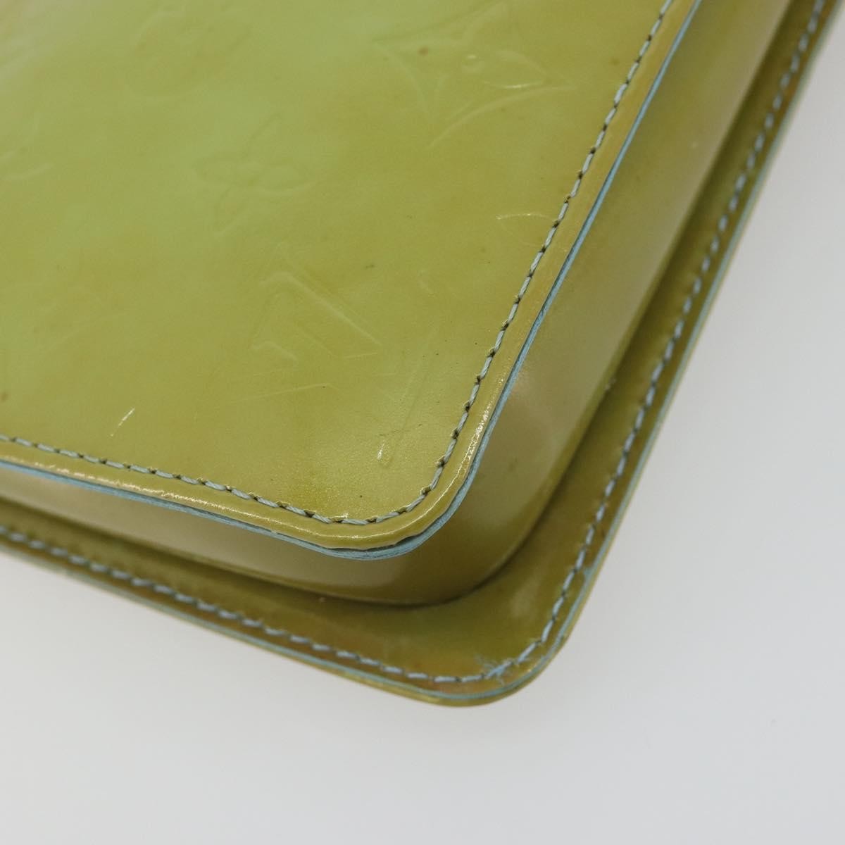 Louis Vuitton Lexington Pochette Monogram Vernis Green Patent_Leather Clutche & Pouche Bag (Pre-Owned)