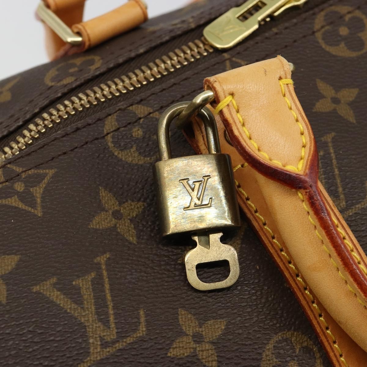 Louis Vuitton Keepall Monogram Canvas Brown Canvas Travel Bag Bag (Pre-Owned)