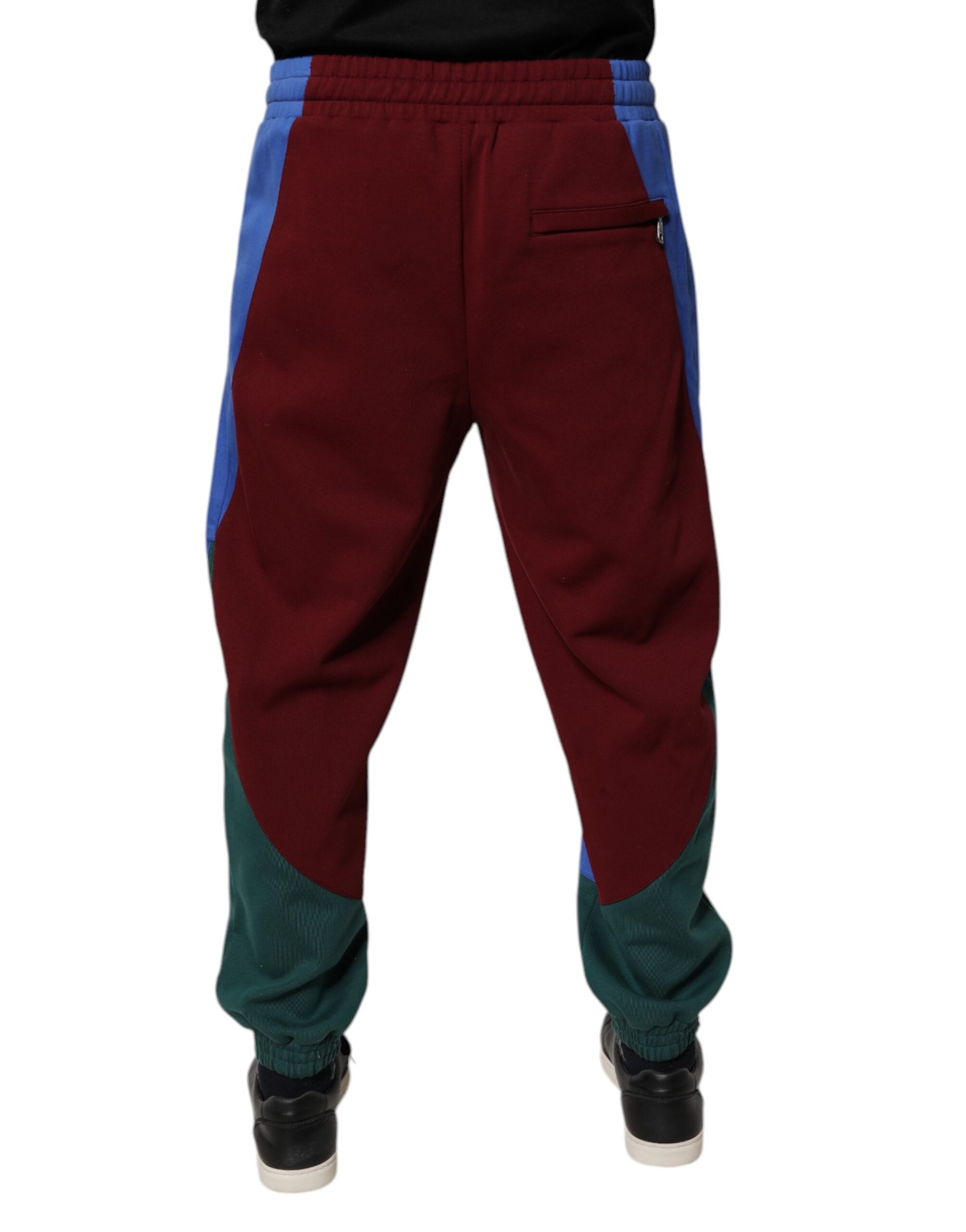 Dolce & Gabbana Multicolor Cotton Men Jogger SweatMen's Men's Pants