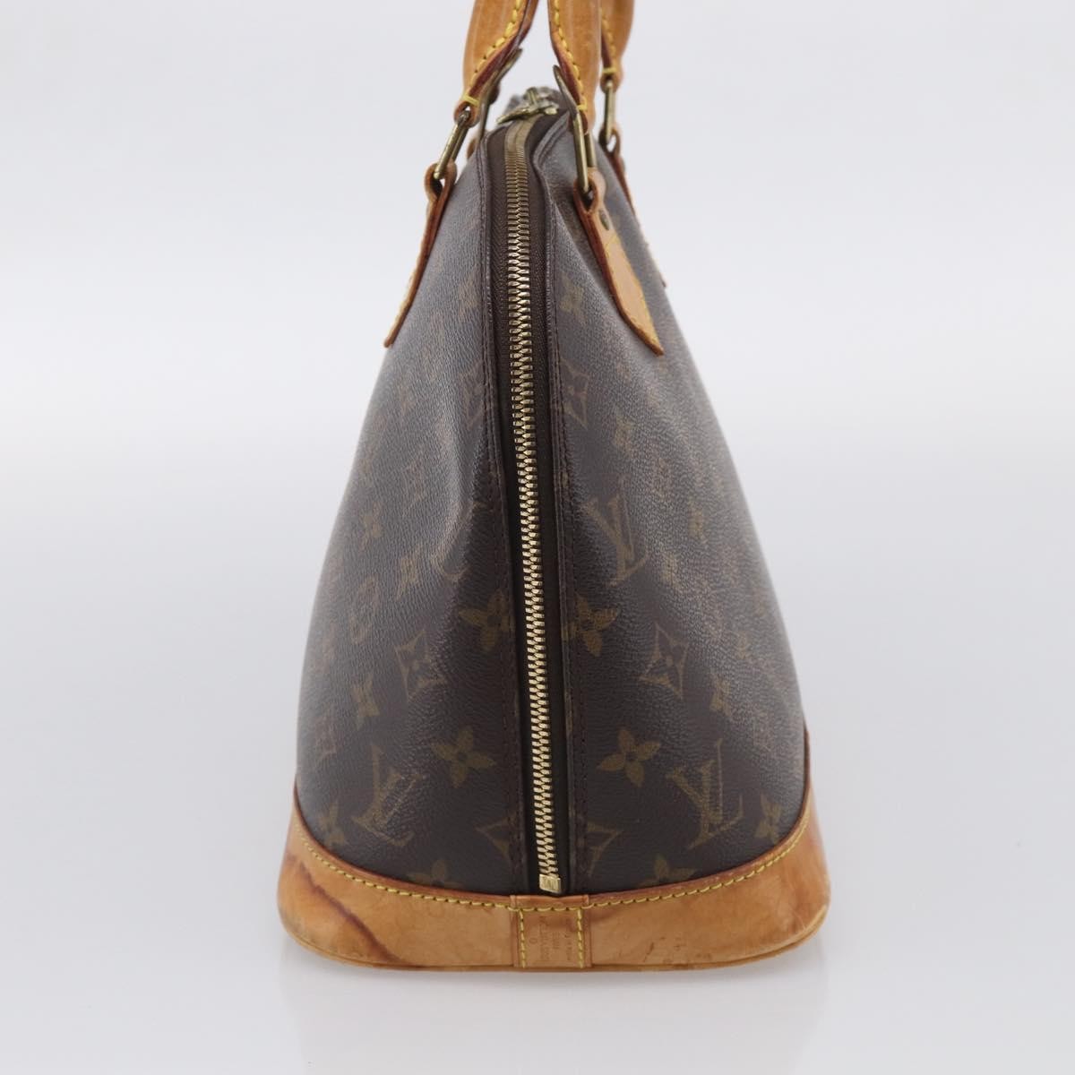 Louis Vuitton Alma Monogram Canvas Brown Canvas Handbag (Pre-Owned)