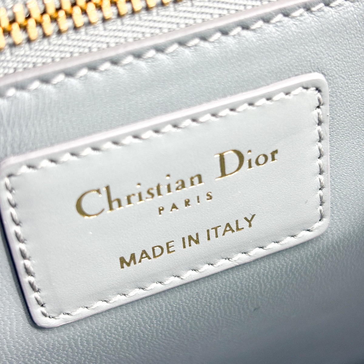 Christian Dior 30 Montaigne Box Leather Gray Calfskin Handbag (Pre-Owned)