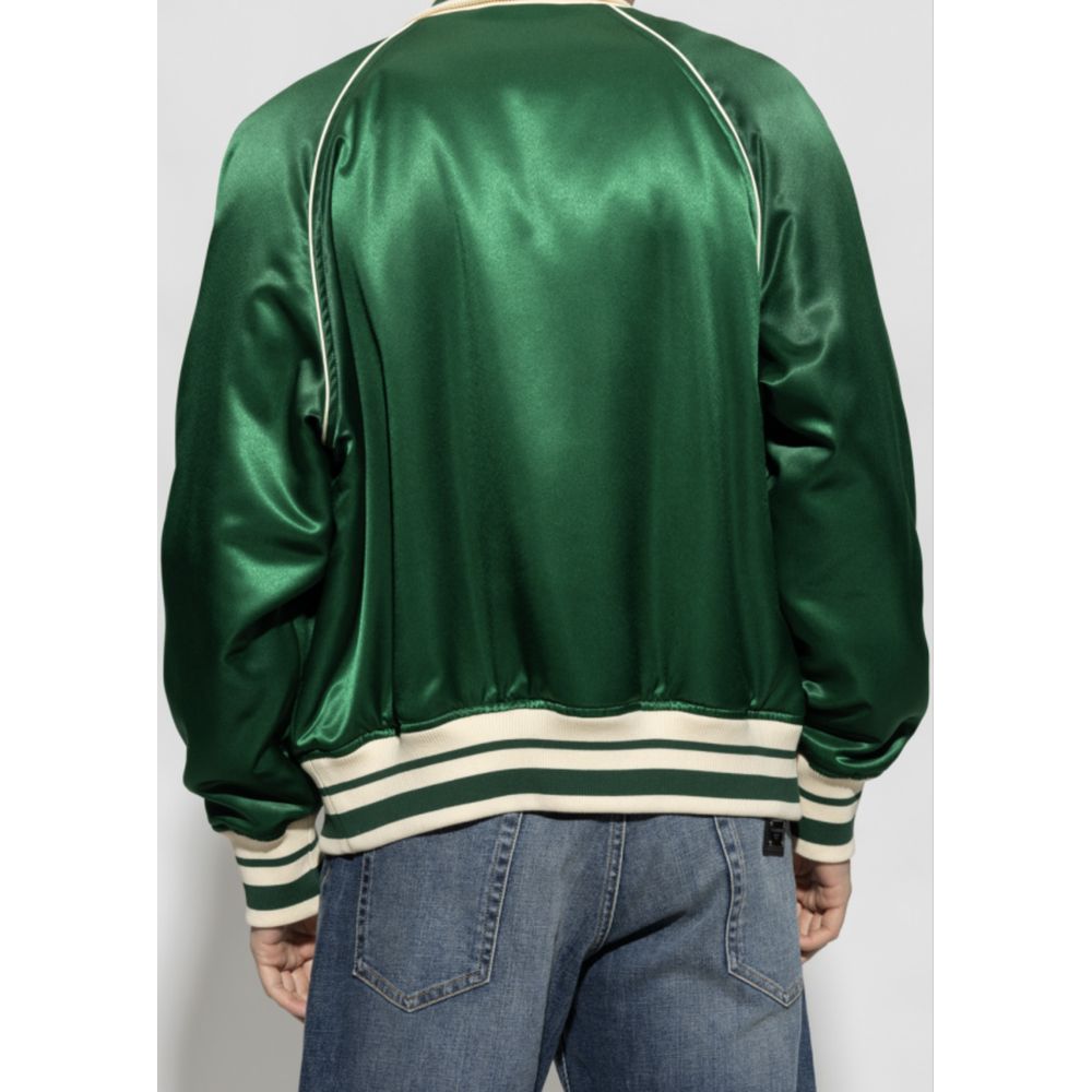 Dolce & Gabbana Green Polyester Men's Jacket