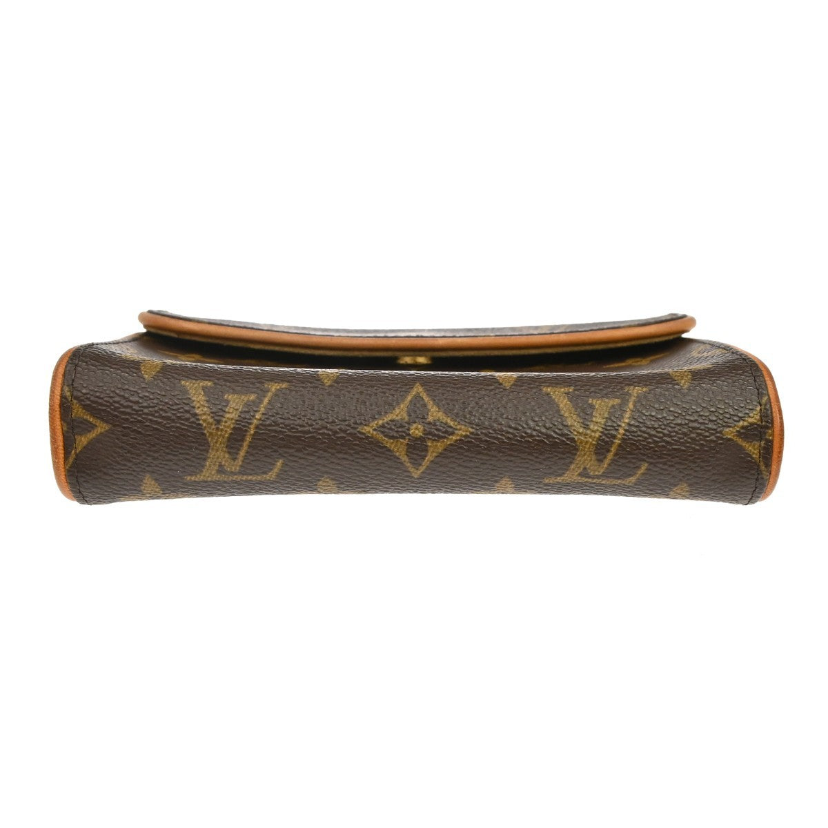 Louis Vuitton Florentine Waist Monogram Canvas Brown Canvas Handbag (Pre-Owned)