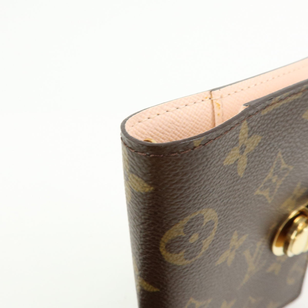 Louis Vuitton Koala Ring Agenda Cover Monogram Canvas Brown Canvas Briefcase Bag (Pre-Owned)