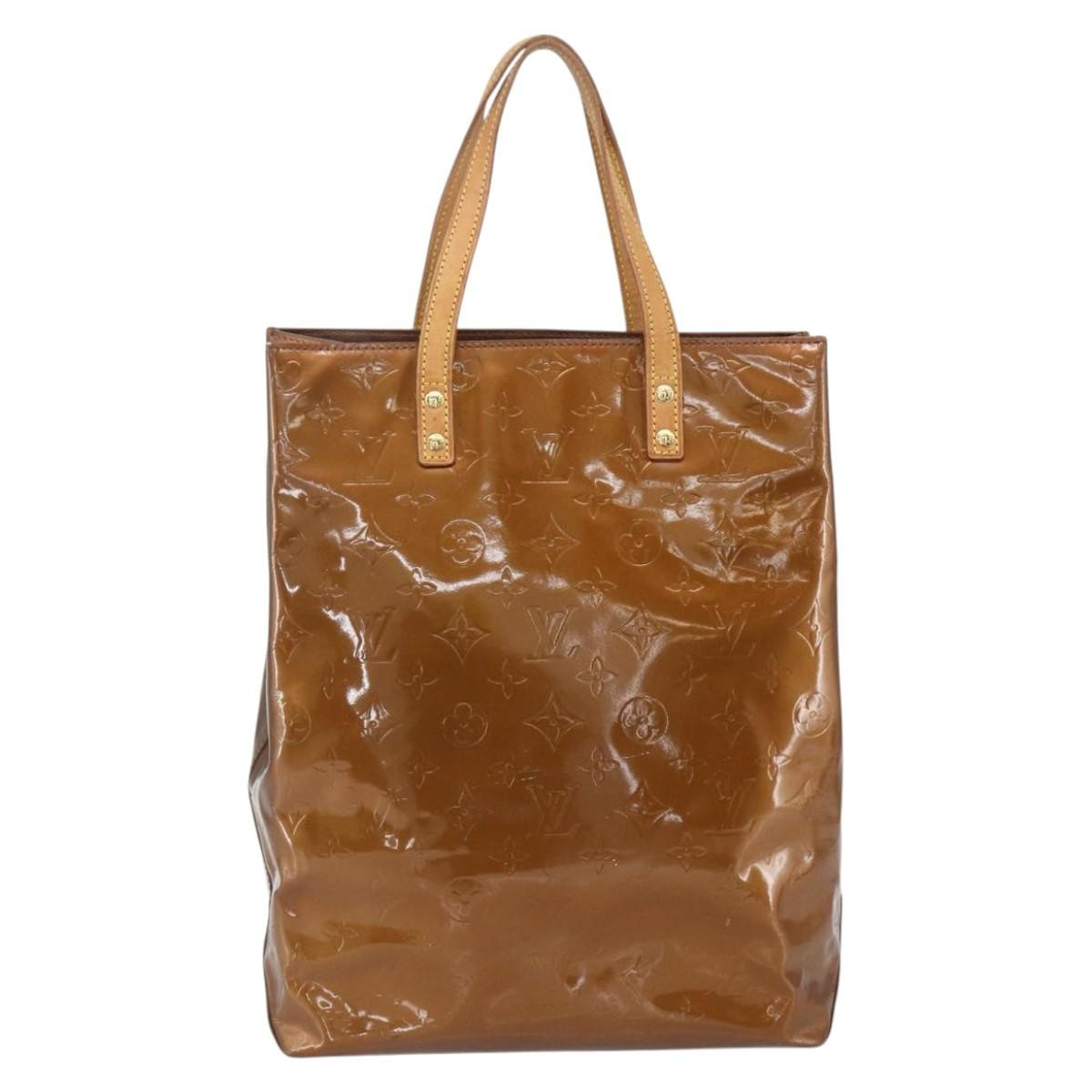 Louis Vuitton Reade Monogram Vernis Brown Patent_Leather Handbag (Pre-Owned)
