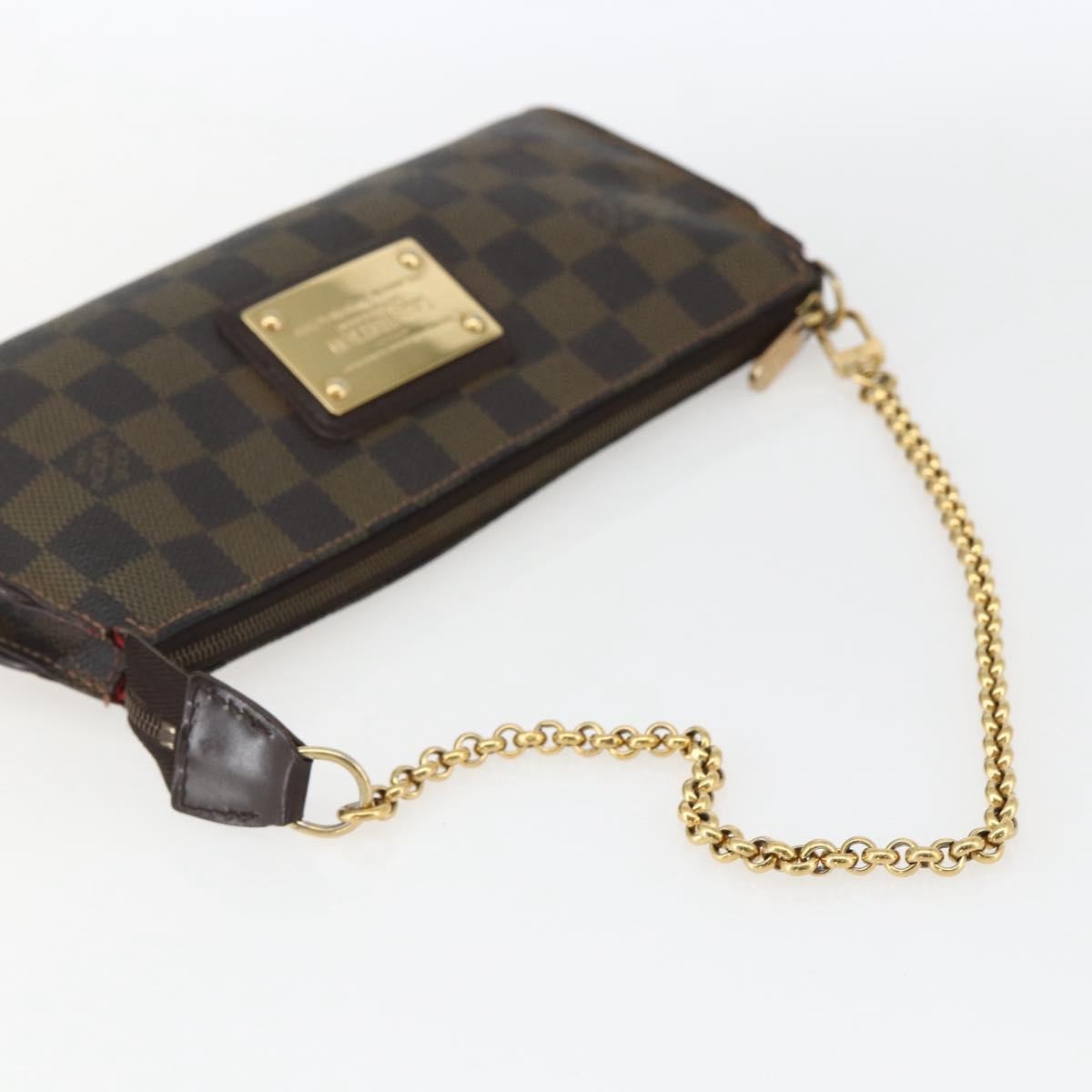 Louis Vuitton Sophie Damier Ebene Brown Canvas Clutche & Pouche Bag (Pre-Owned)