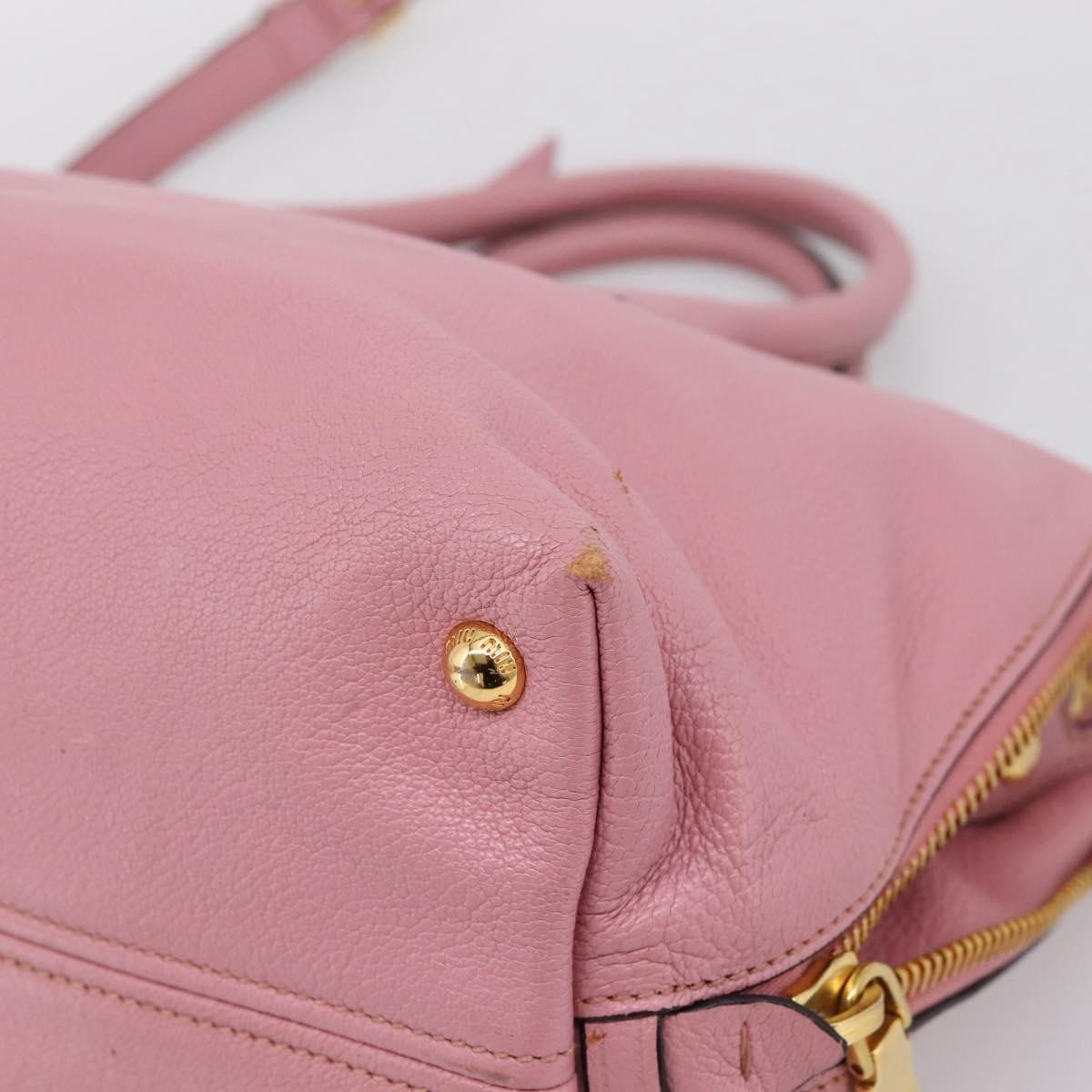 Miu Miu Beau Top Handle Leather Multicolour Leather Handbag (Pre-Owned)
