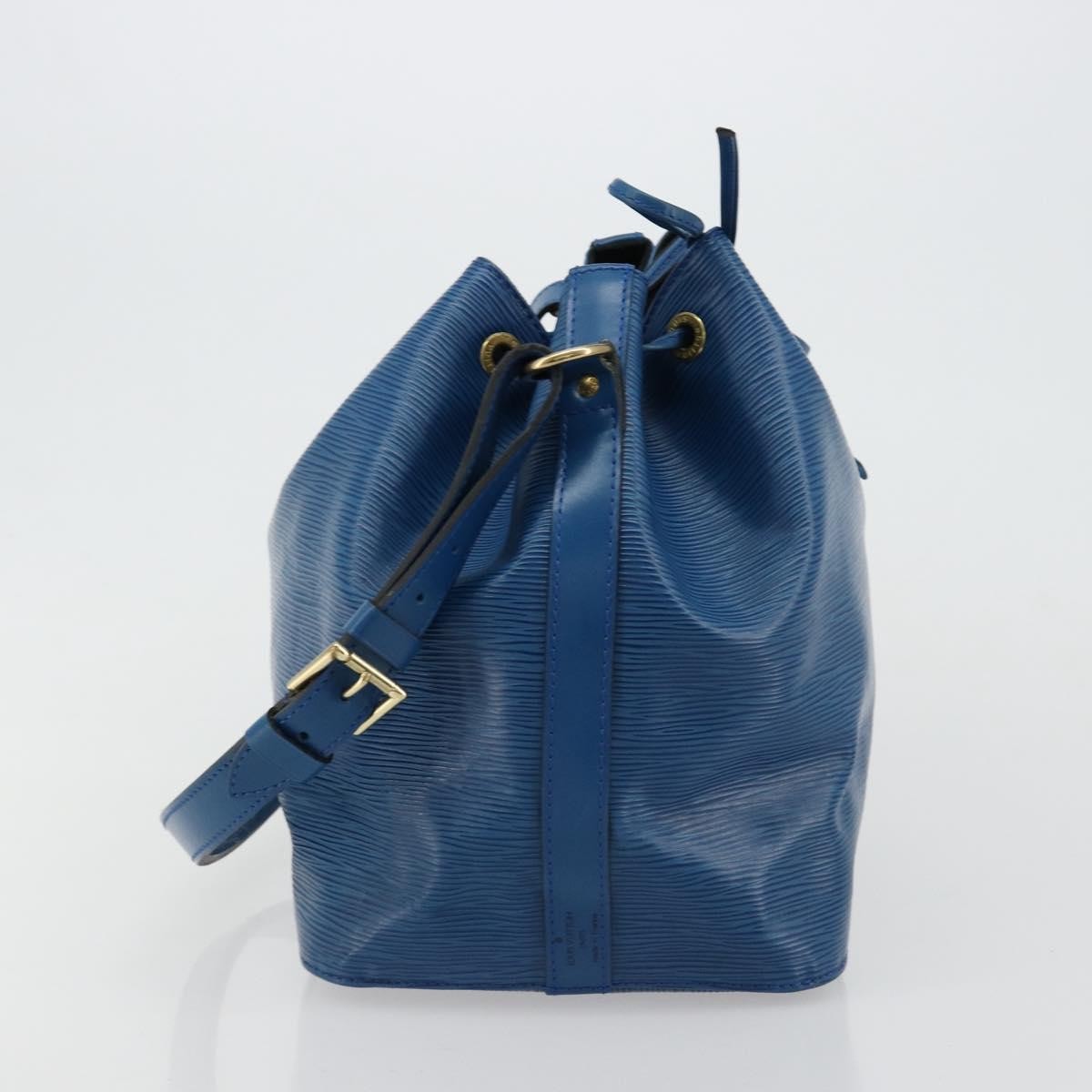 Louis Vuitton Petit Noe Epi Leather Blue Leather Shoulder Bag Bag (Pre-Owned)