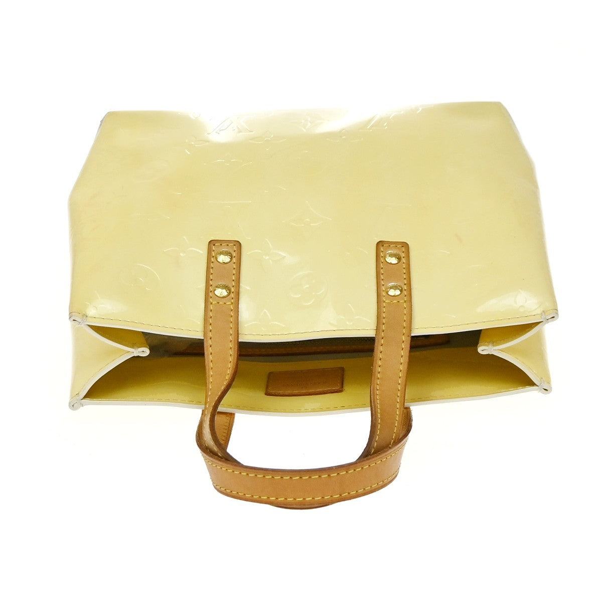 Louis Vuitton Robert Wilson Reade Vernis Yellow Patent_Leather Tote Bag Bag (Pre-Owned)