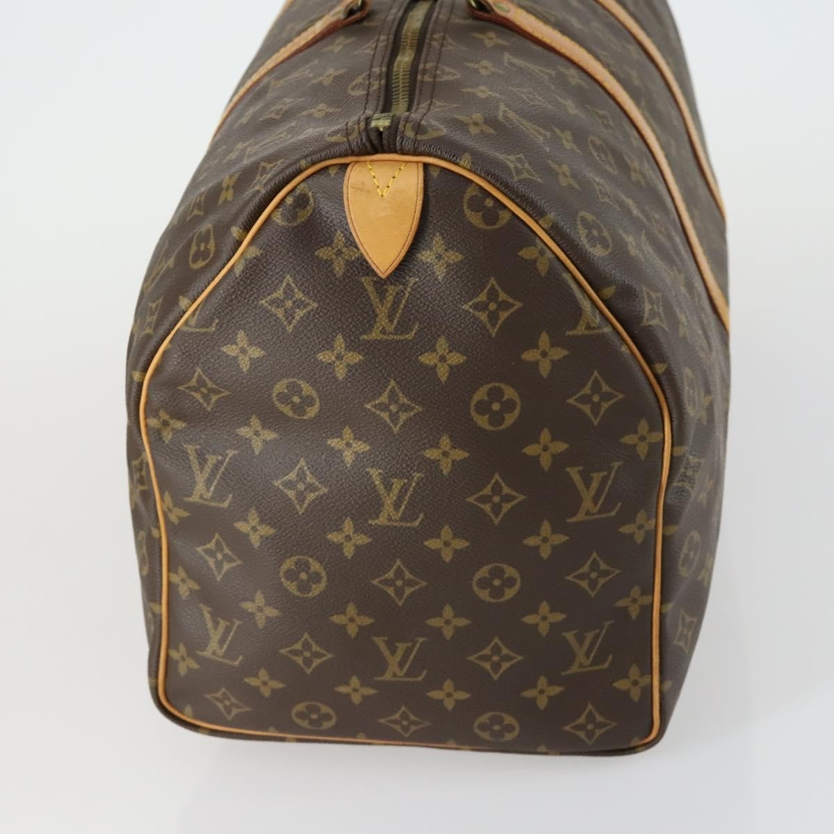Louis Vuitton Keepall Monogram Canvas Brown Canvas Travel Bag Bag (Pre-Owned)